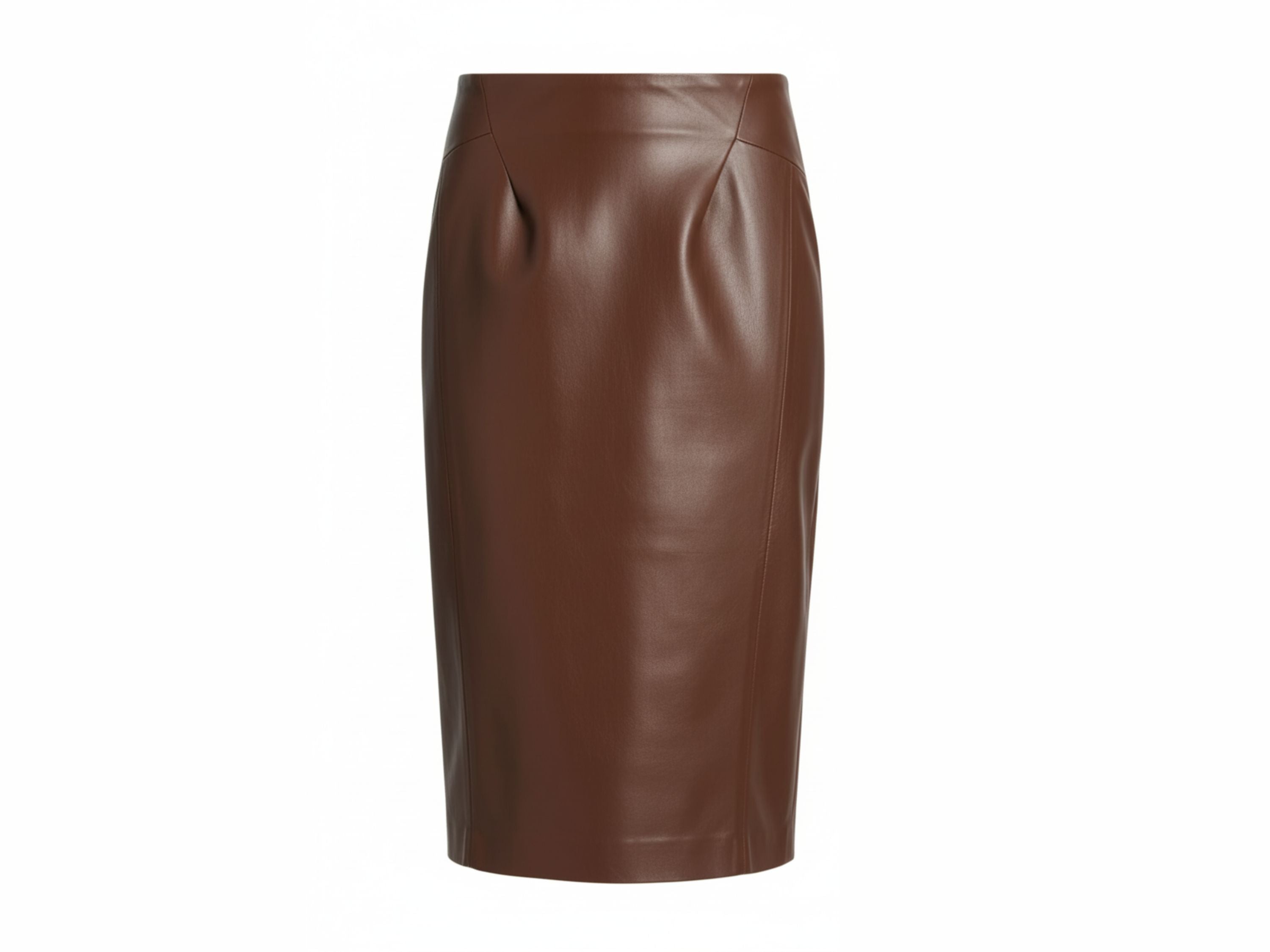 Leather Midi Pencil Skirt – Black & Brown Genuine Leather Skirt, Womens Clothing, anniversary Gift for Her luxury corporate gift