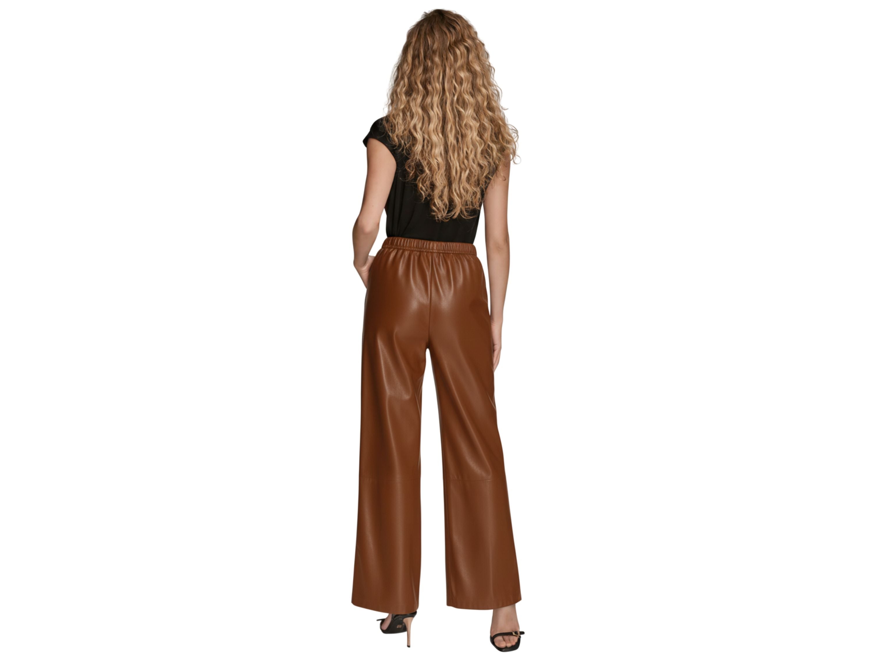 Lambskin Leather Pants Wide Leg Women’s Clothing Leather Anniversary Gift for Her Luxury Corporate Gift Business Owner Gift