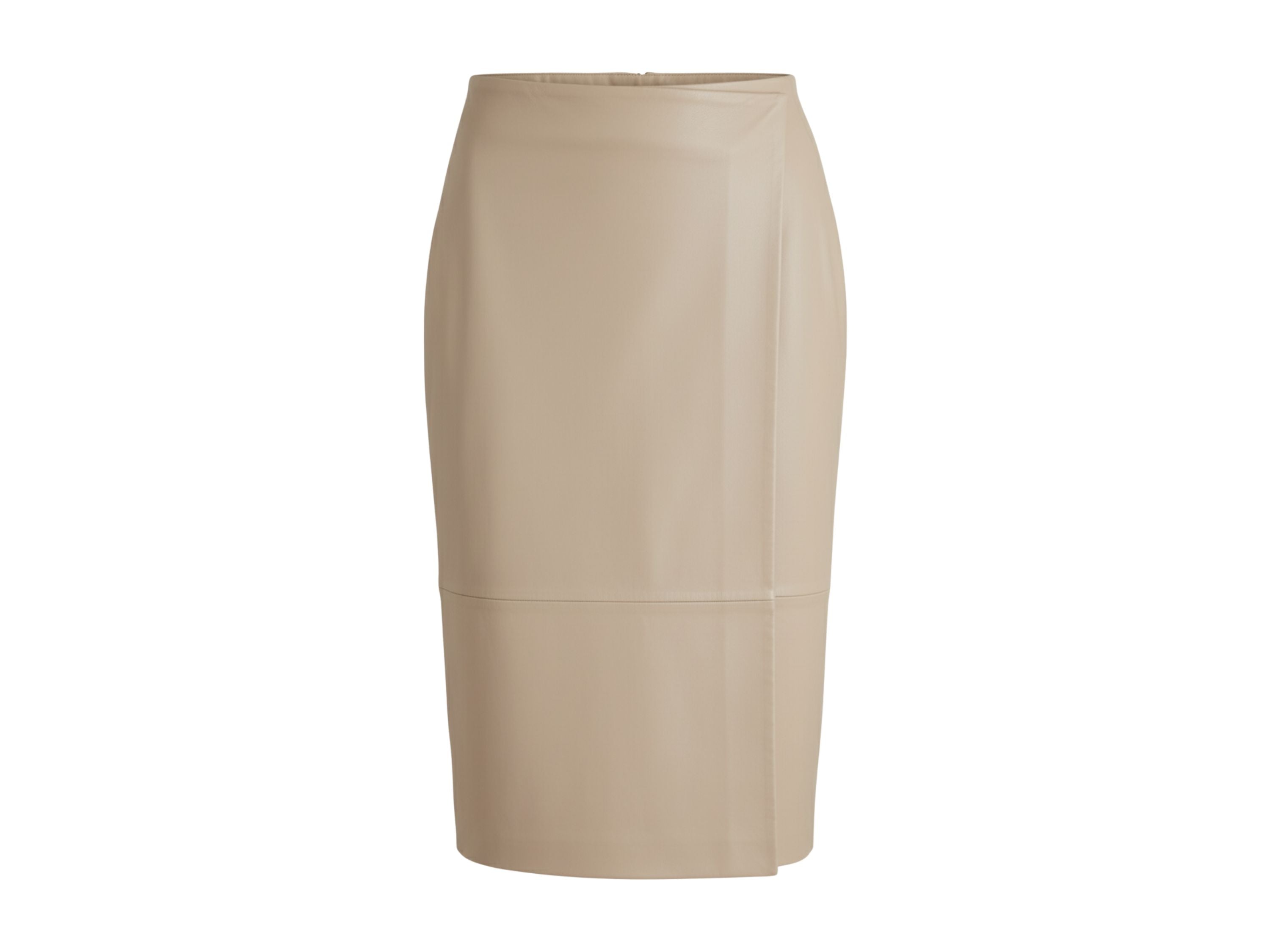 Leather Wrap Skirt Midi style Black, Beige & Burgundy Lamb skin Leather Skirt, Womens Clothing, Christmas Gift luxury corporate gift