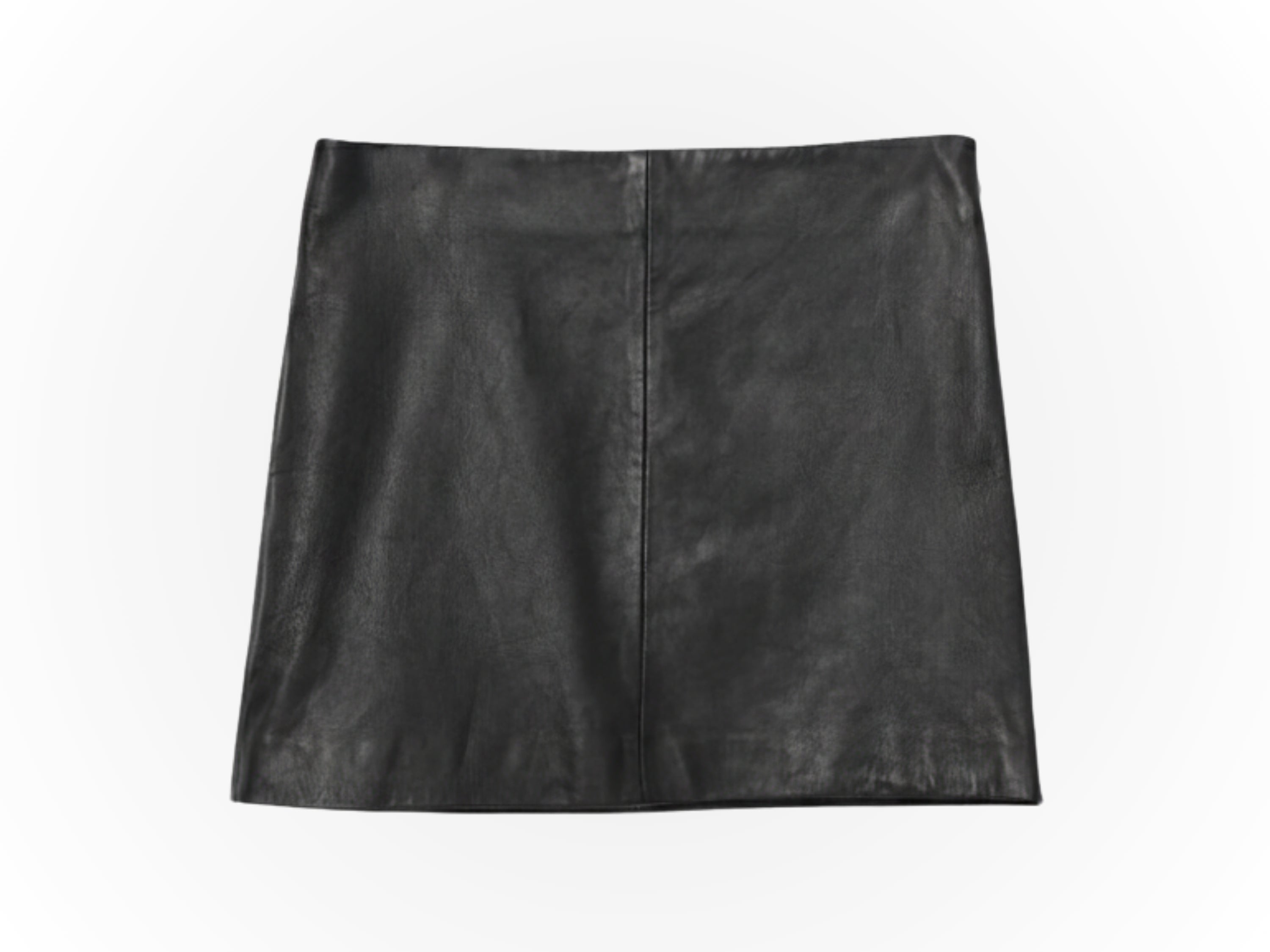 Women’s Mini Skirt Genuine Leather – Soft Nappa, Handmade Black, Silver & Burgundy Skirt | Slim Fit Party Dress | Real Leather Gift for Her