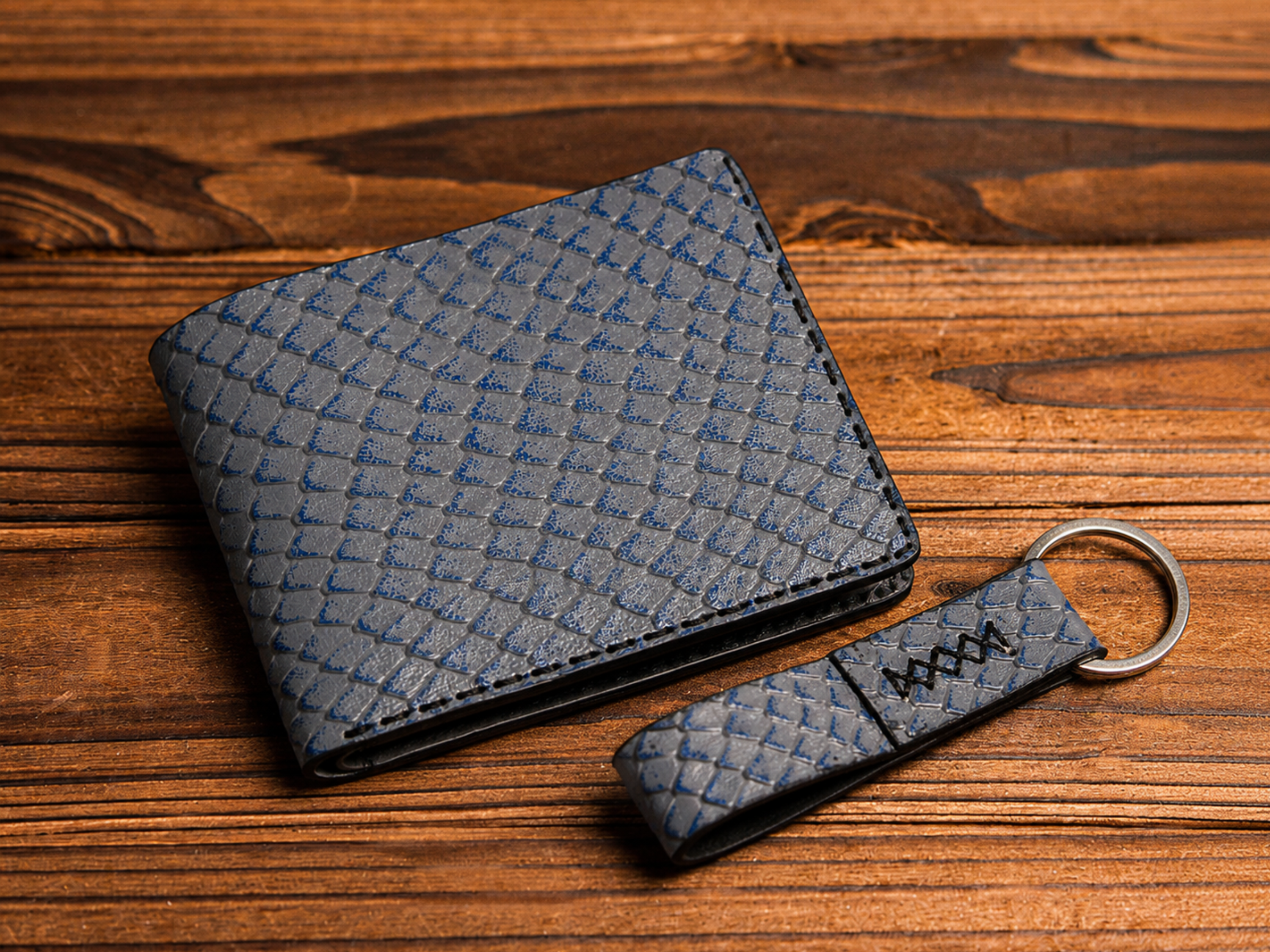 Men's personalized handmade crocodile leather wallets bifold slim card holder engraved wallets exotic wallets gifts for him fathers day gift