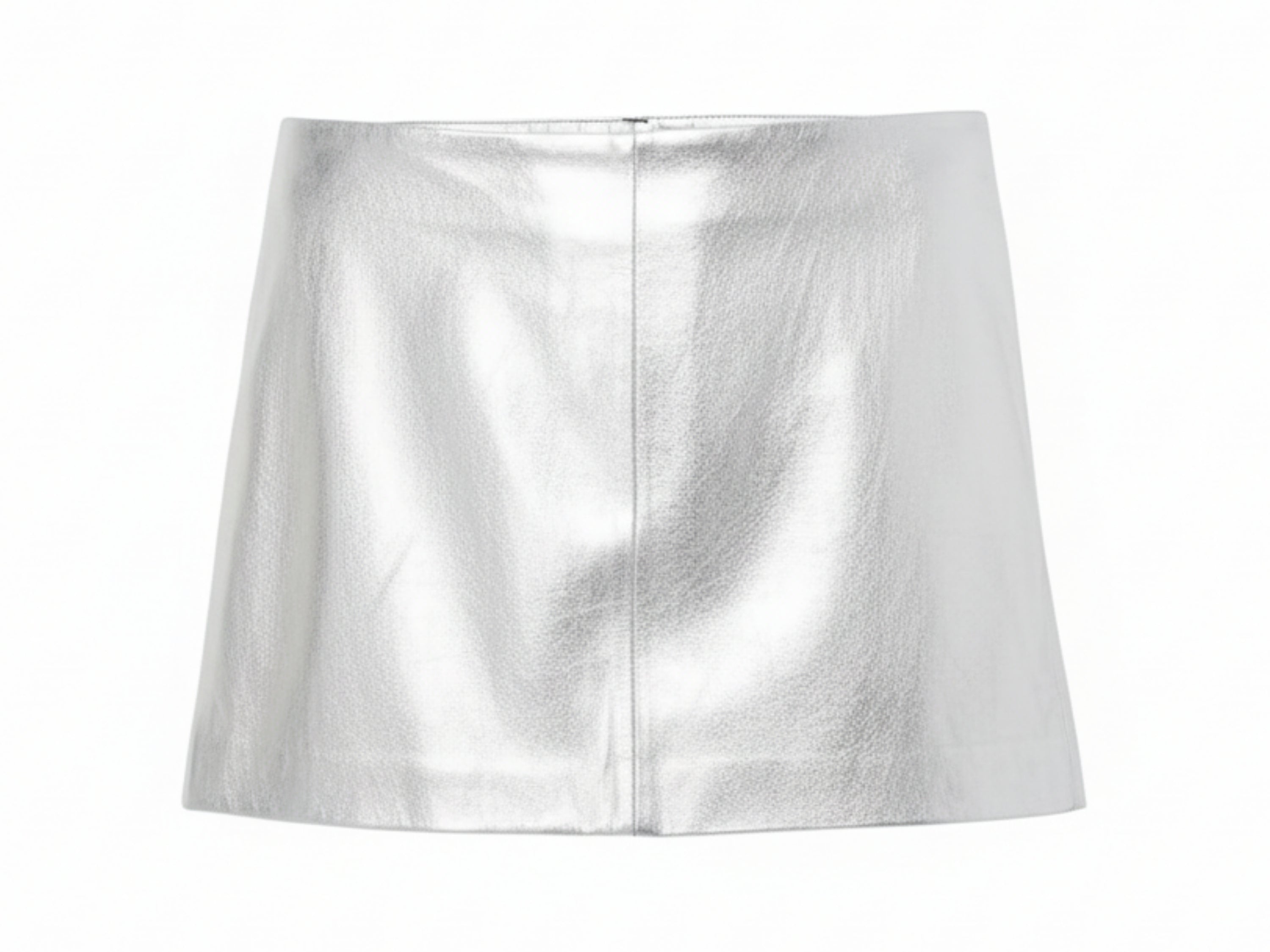 Women’s Mini Skirt Genuine Leather – Soft Nappa, Handmade Black, Silver & Burgundy Skirt | Slim Fit Party Dress | Real Leather Gift for Her