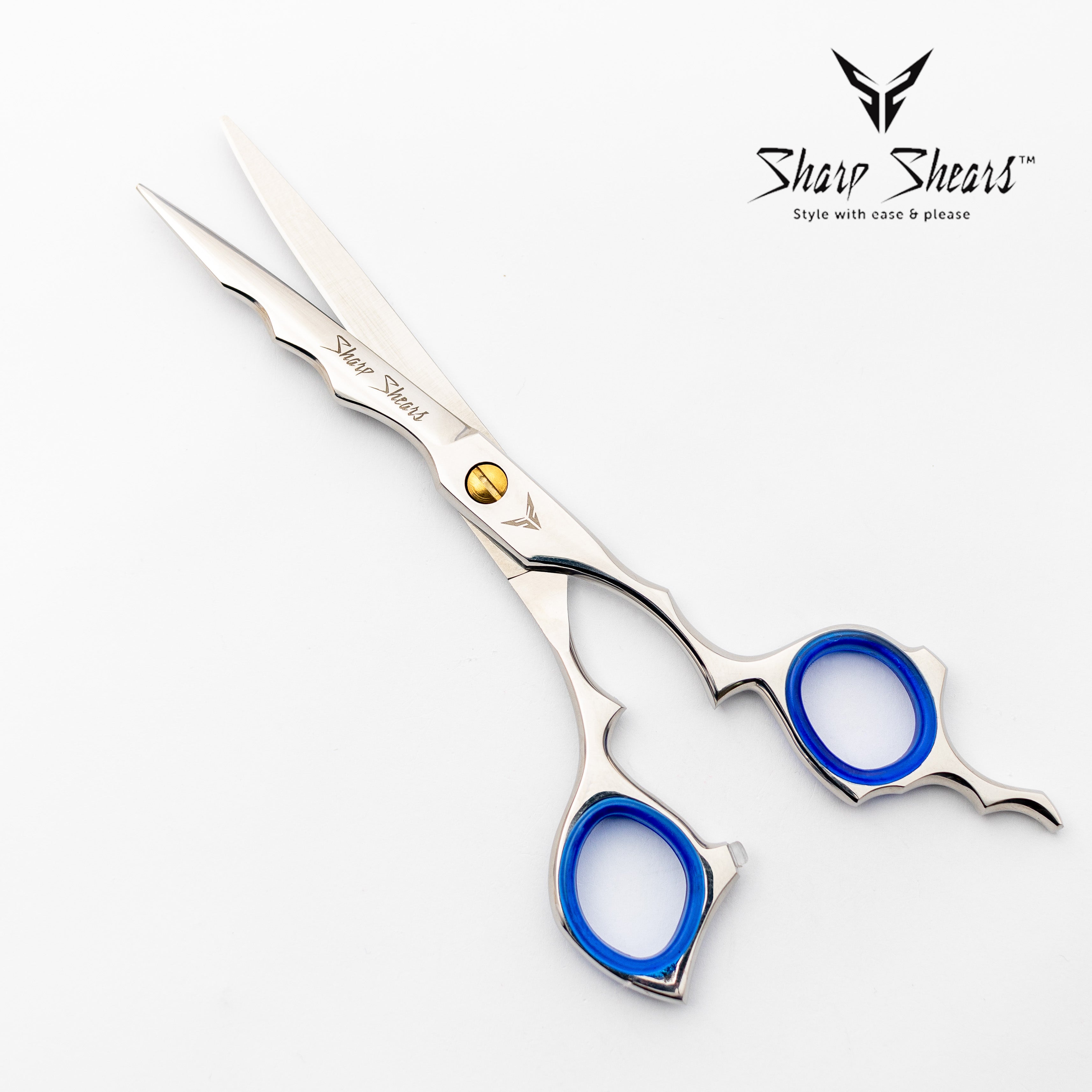 Hairdressing Scissors 6.5 Inch – Japanese Steel Barber Shears, Hair Cutting Scissors, Hairdresser Tool with Adjustable Screw and Storage Pouch