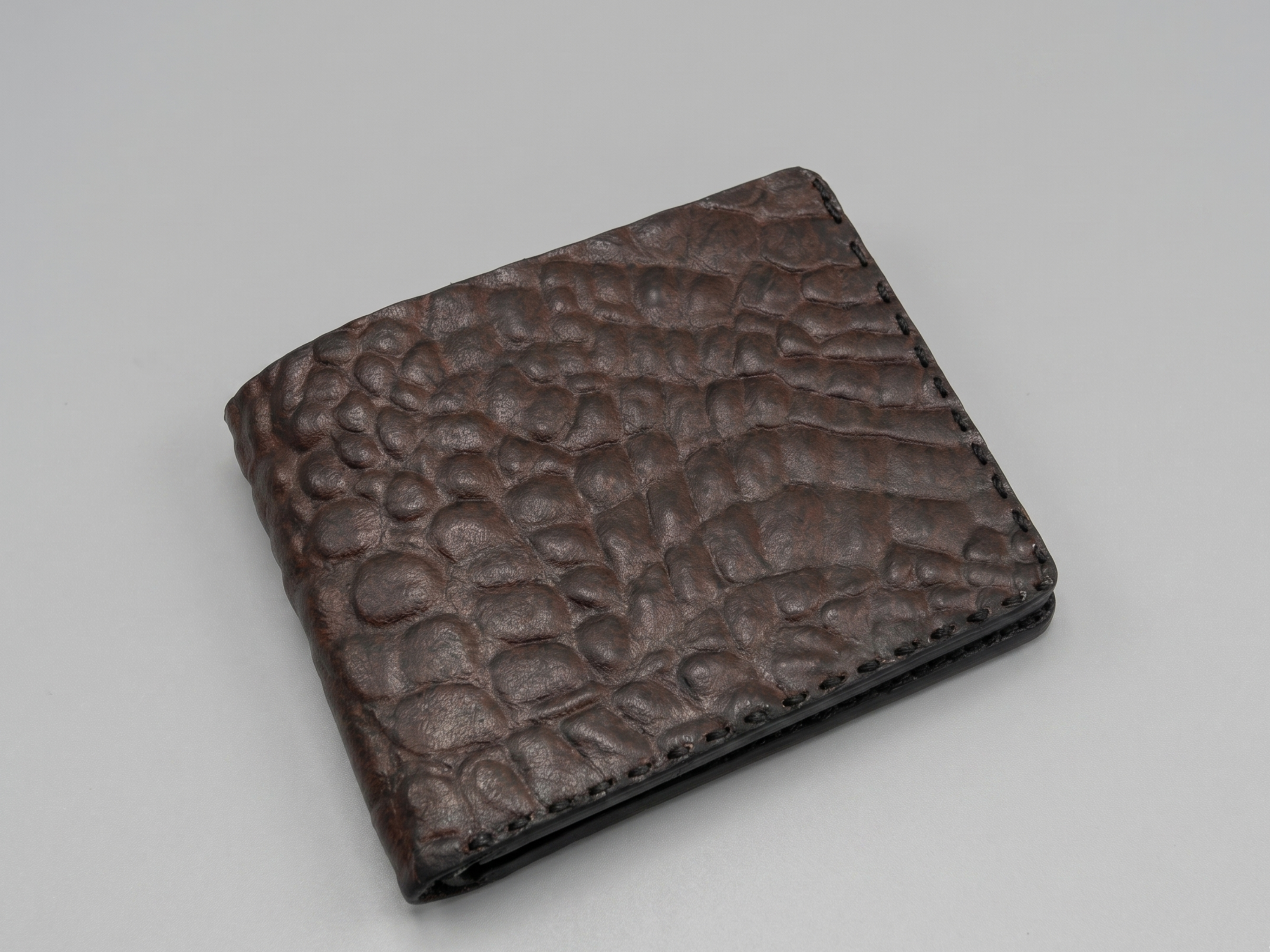 Crocodile Leather Bifold Wallet with key chains handmade wallets slim card holder exotic wallets for men fathers day gifts for him