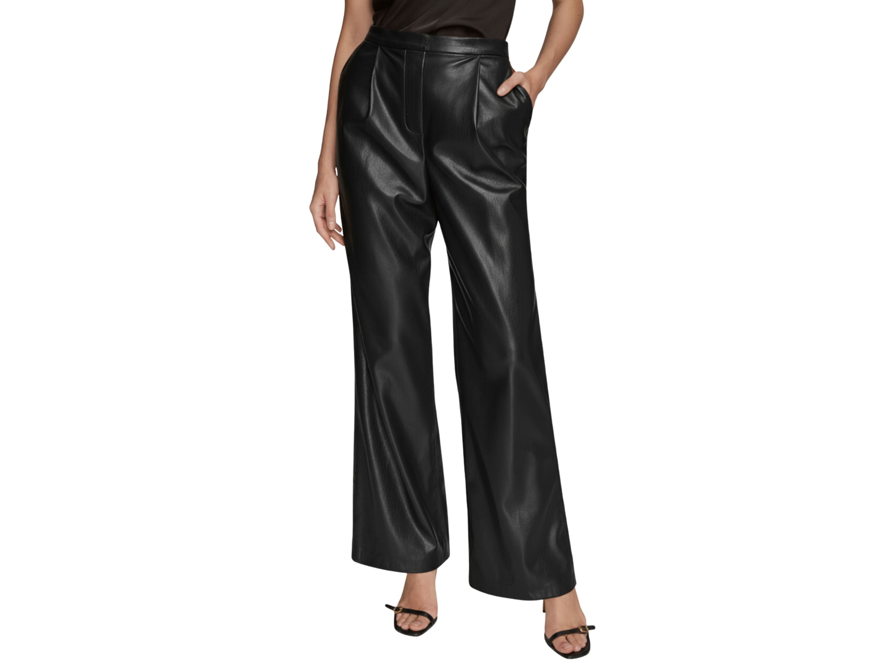 Lambskin Leather Pants Wide Leg Women’s Clothing Leather Anniversary Gift for Her Luxury Corporate Gift Business Owner Gift