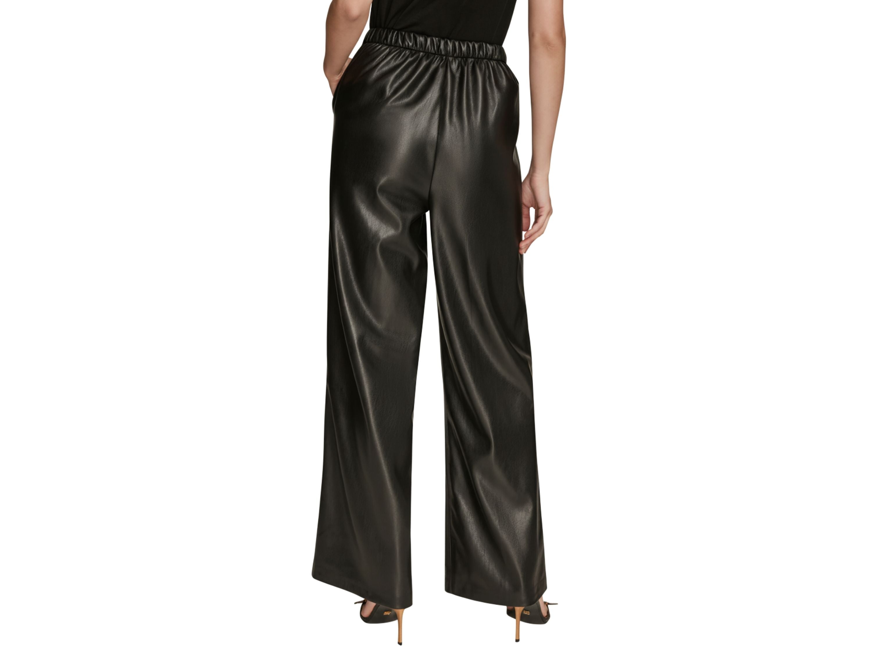 Lambskin Leather Pants Wide Leg Women’s Clothing Leather Anniversary Gift for Her Luxury Corporate Gift Business Owner Gift
