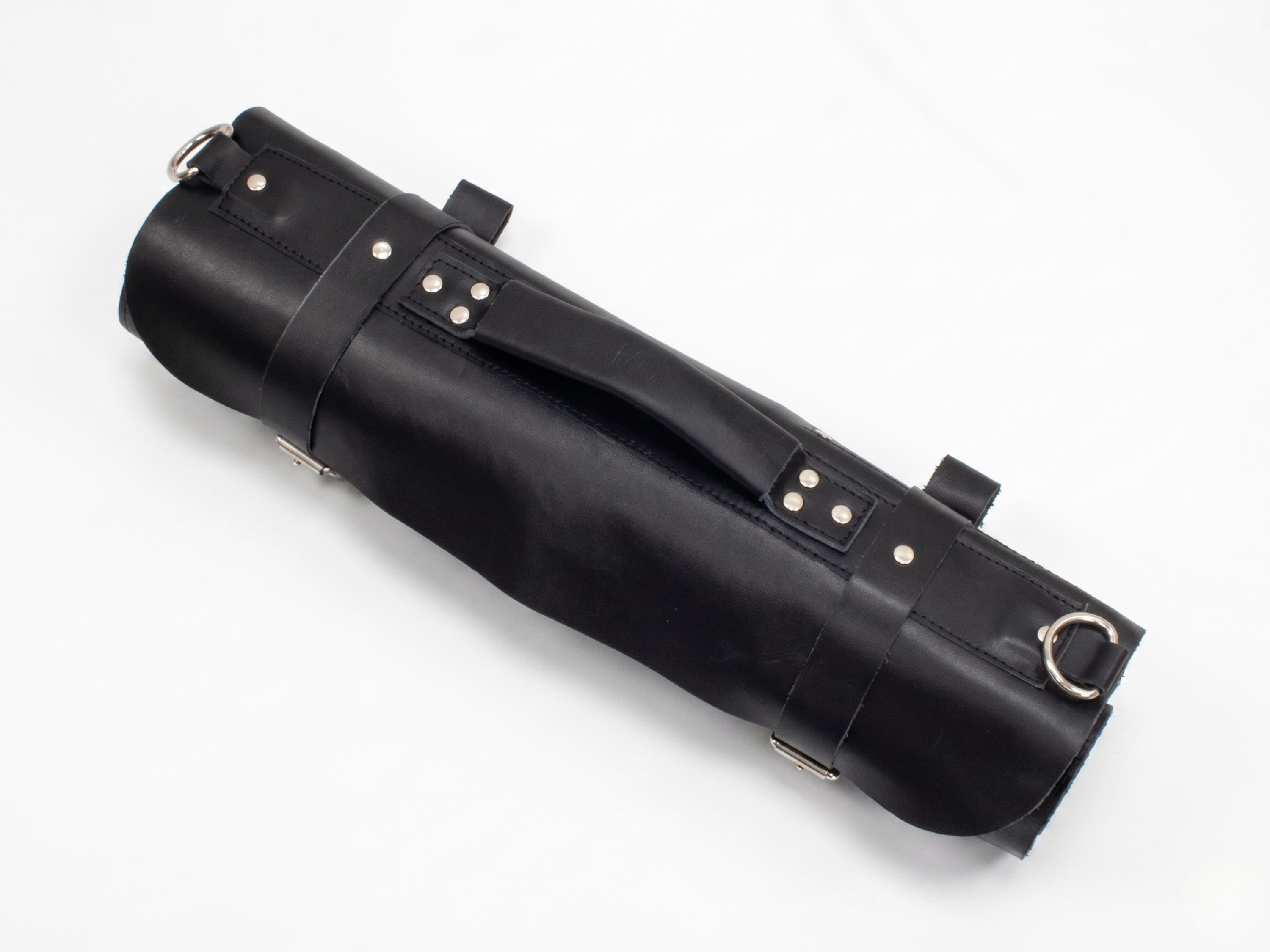 Premium genuine leather knife roll 16 slots of portable cutlery knife travel and storage bag wrap holder kitchenware birthday gifts for chef
