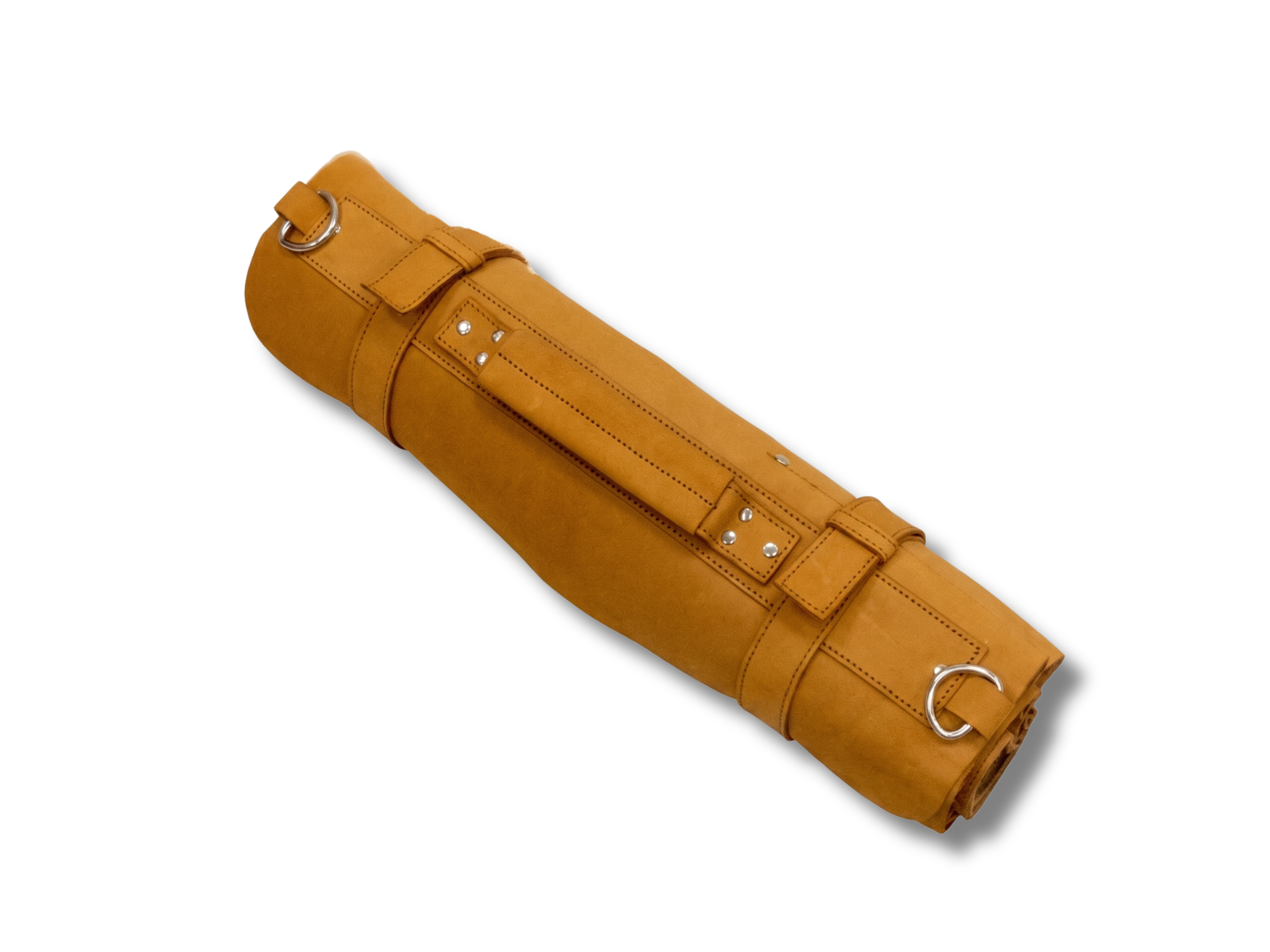 Premium real leather chef knife roll 16 slots of portable wrap holder knife travel and storage bag kitchenware birthday gifts for him