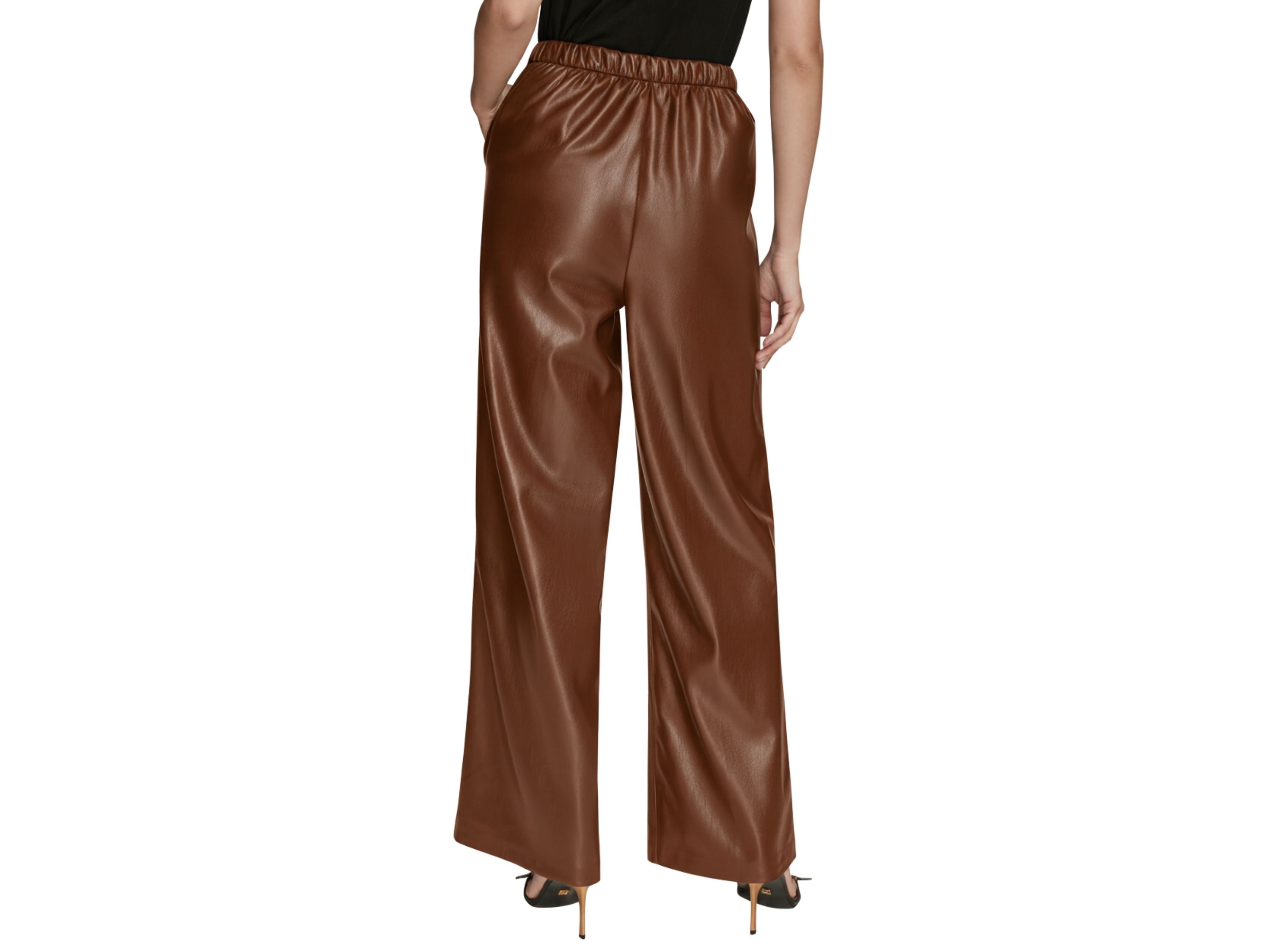 Lambskin Leather Pants Wide Leg Women’s Clothing Leather Anniversary Gift for Her Luxury Corporate Gift Business Owner Gift