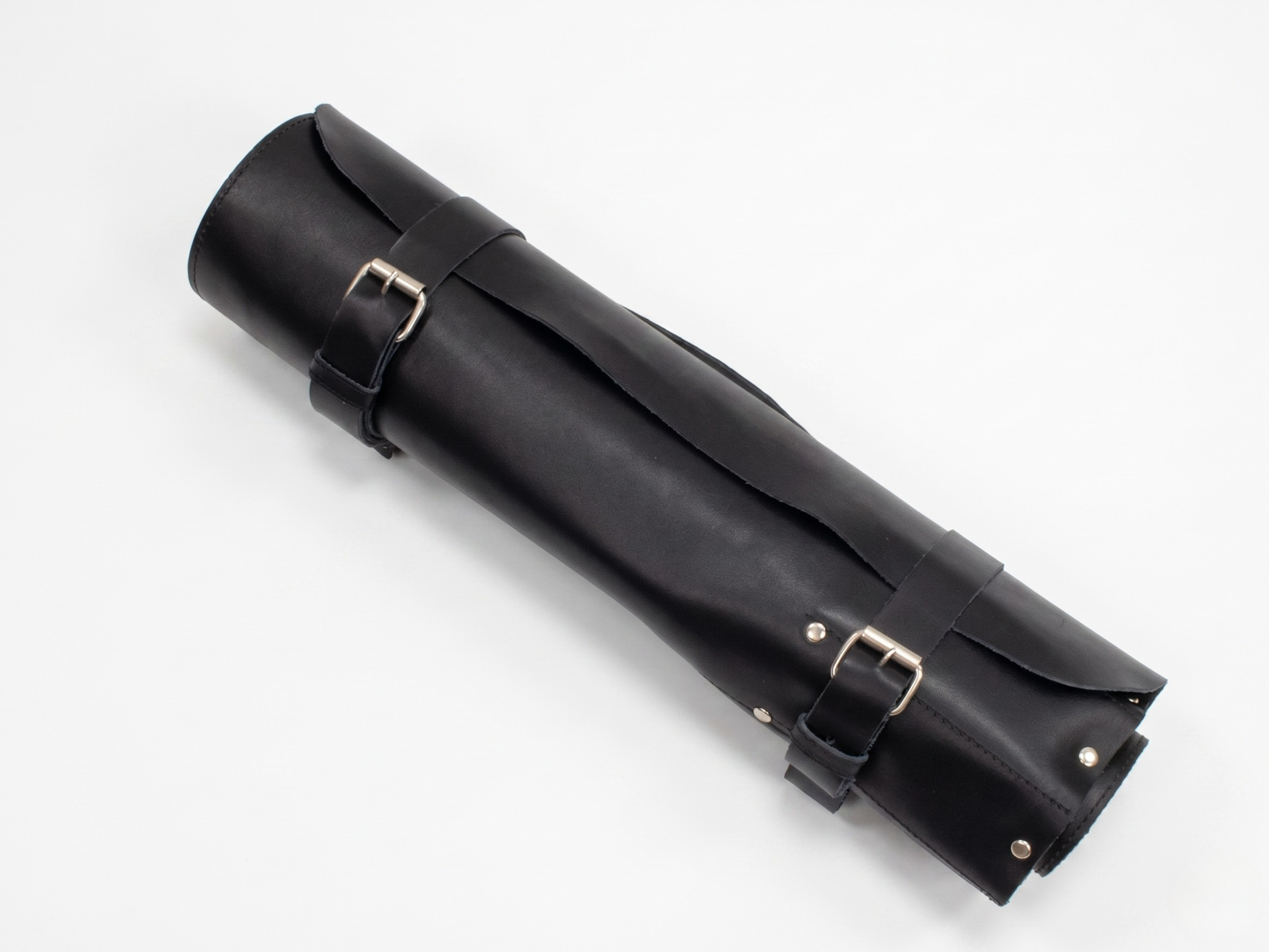 Premium genuine leather knife roll 16 slots of portable cutlery knife travel and storage bag wrap holder kitchenware birthday gifts for chef