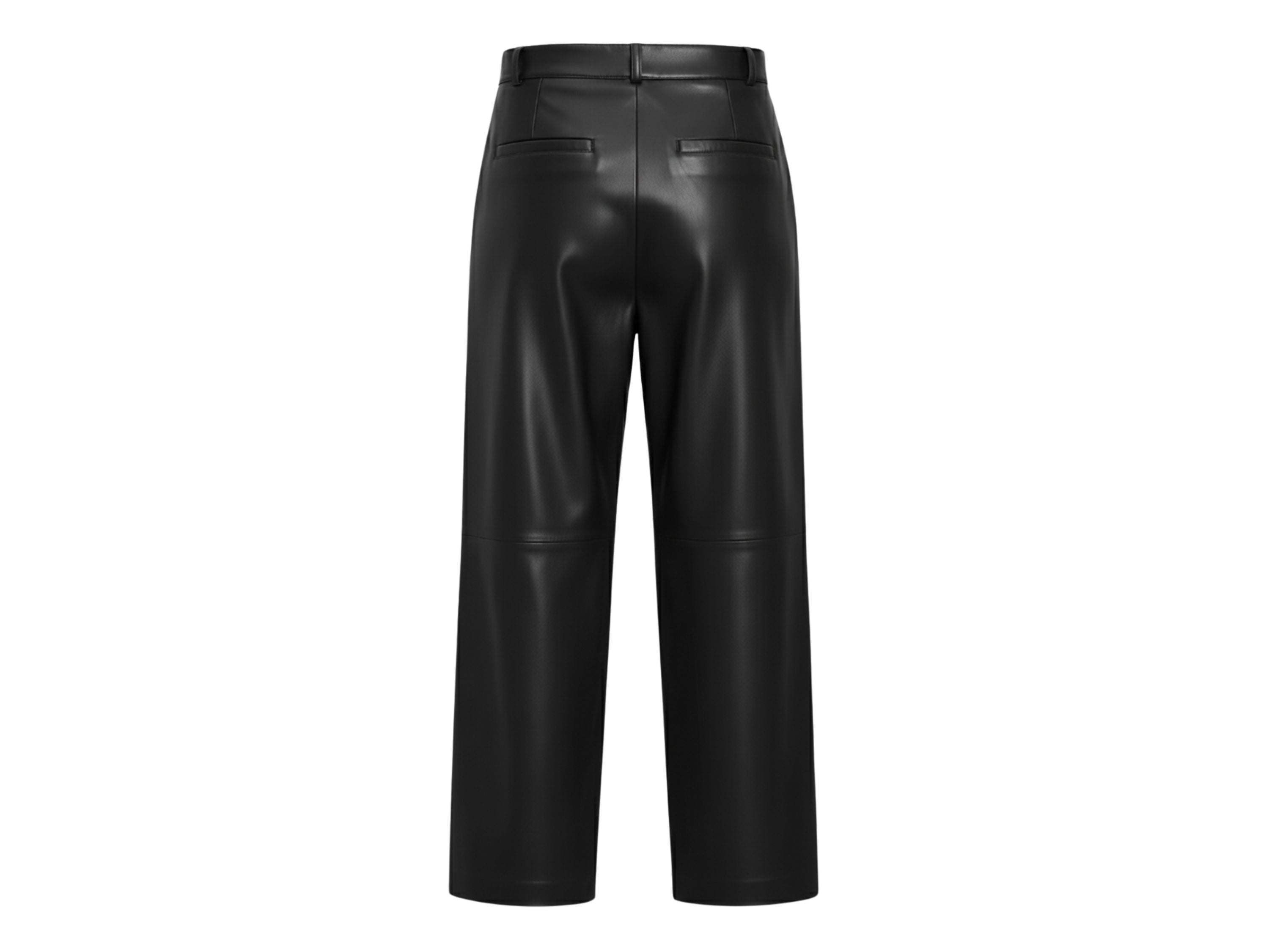 Pleated Leather Pants Luxury Wide Leg Lambskin Trousers | Unique Women’s Style Fall Style Gift Modern Leather Gift for Her