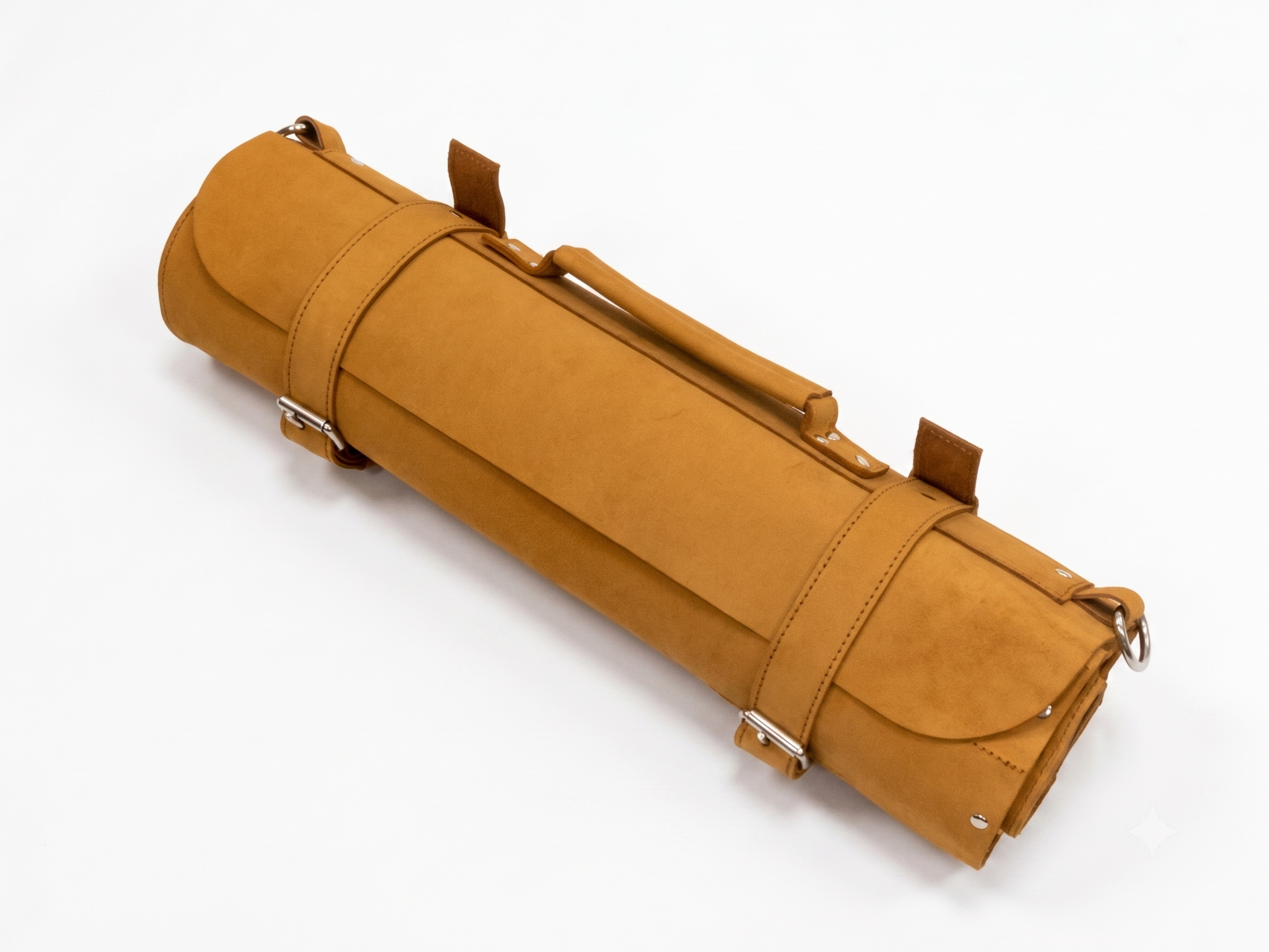 Premium real leather chef knife roll 16 slots of portable wrap holder knife travel and storage bag kitchenware birthday gifts for him