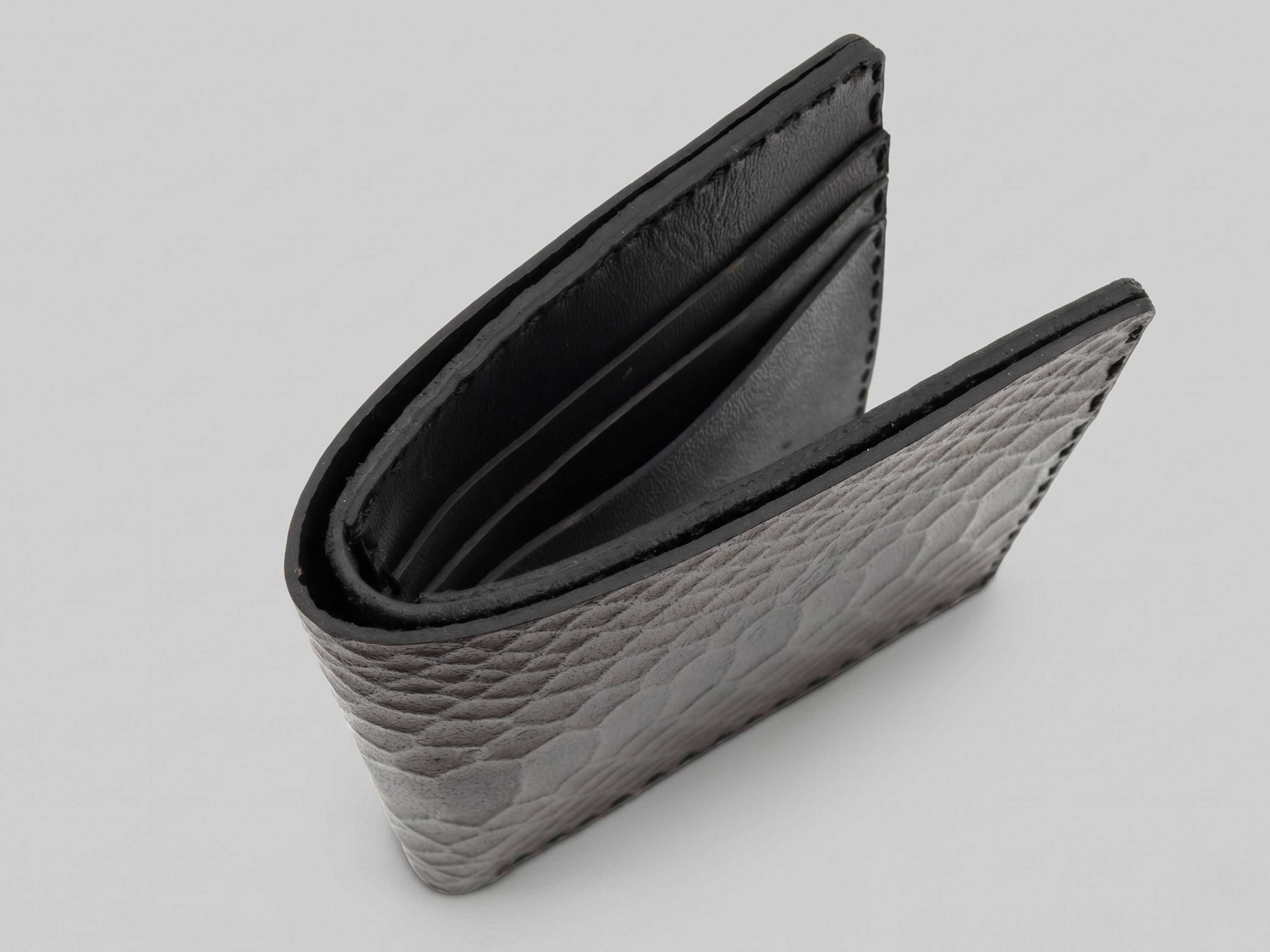 Handmade python snake leather wallet for men's engraved wallets bifold slim card holder with key chains fathers day gifts for dad