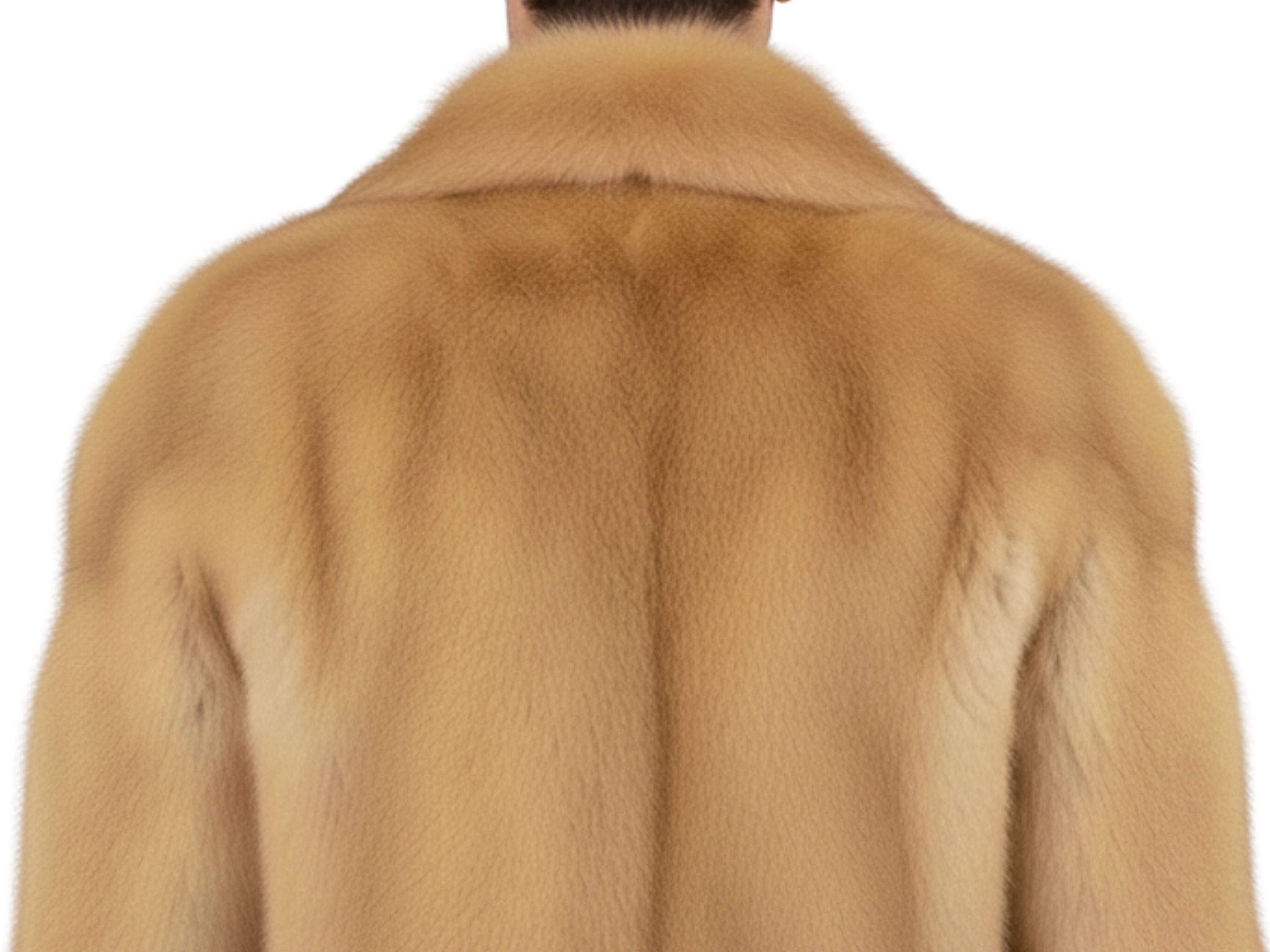 Bespoke Red Fox Fur Men’s Bomber Jacket – One-of-a-Kind Handmade Luxury Genuine Fur Designer Coat