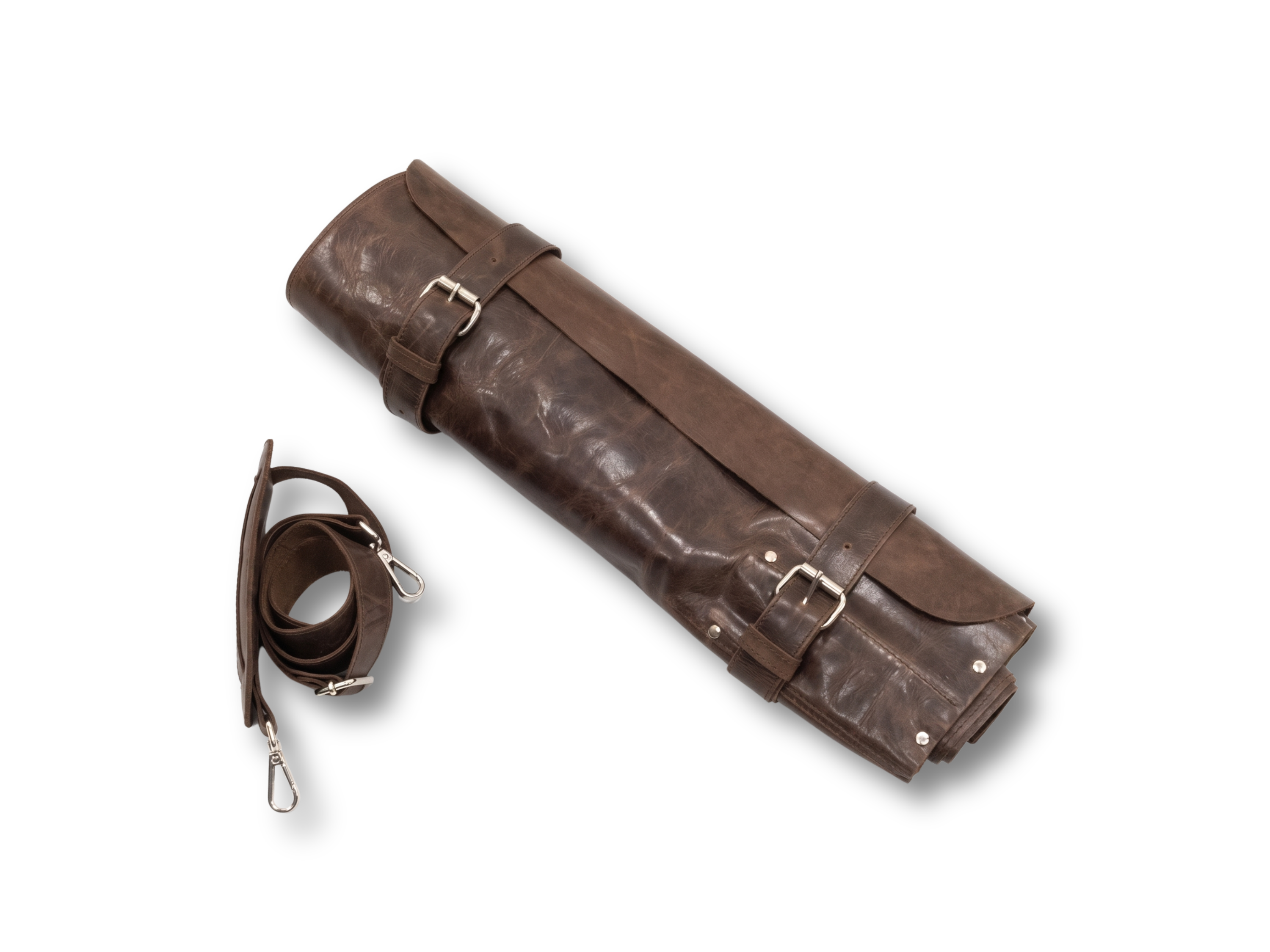 Premium Brown Leather Chef Roll – 16-Slot Knife Holder, Portable Cutlery Storage, Travel Kitchen Wrap Bag, Gift for Professional Chefs & Culinary Enthusiasts (Copy) (Copy)
