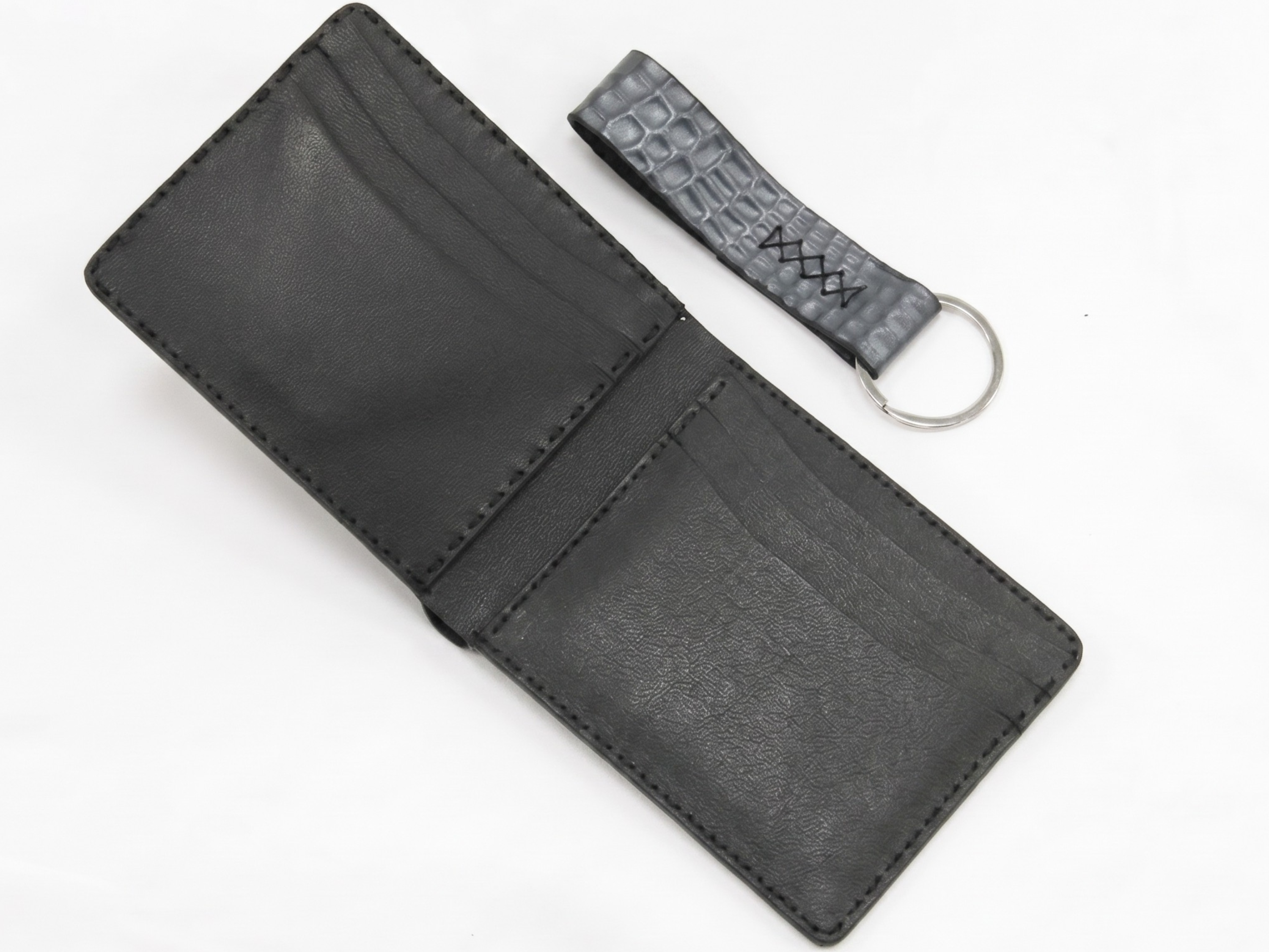 Personalized crocodile leather mens wallet handmade wallets bifold card holder engraved wallets anniversary gifts for him graduation gift