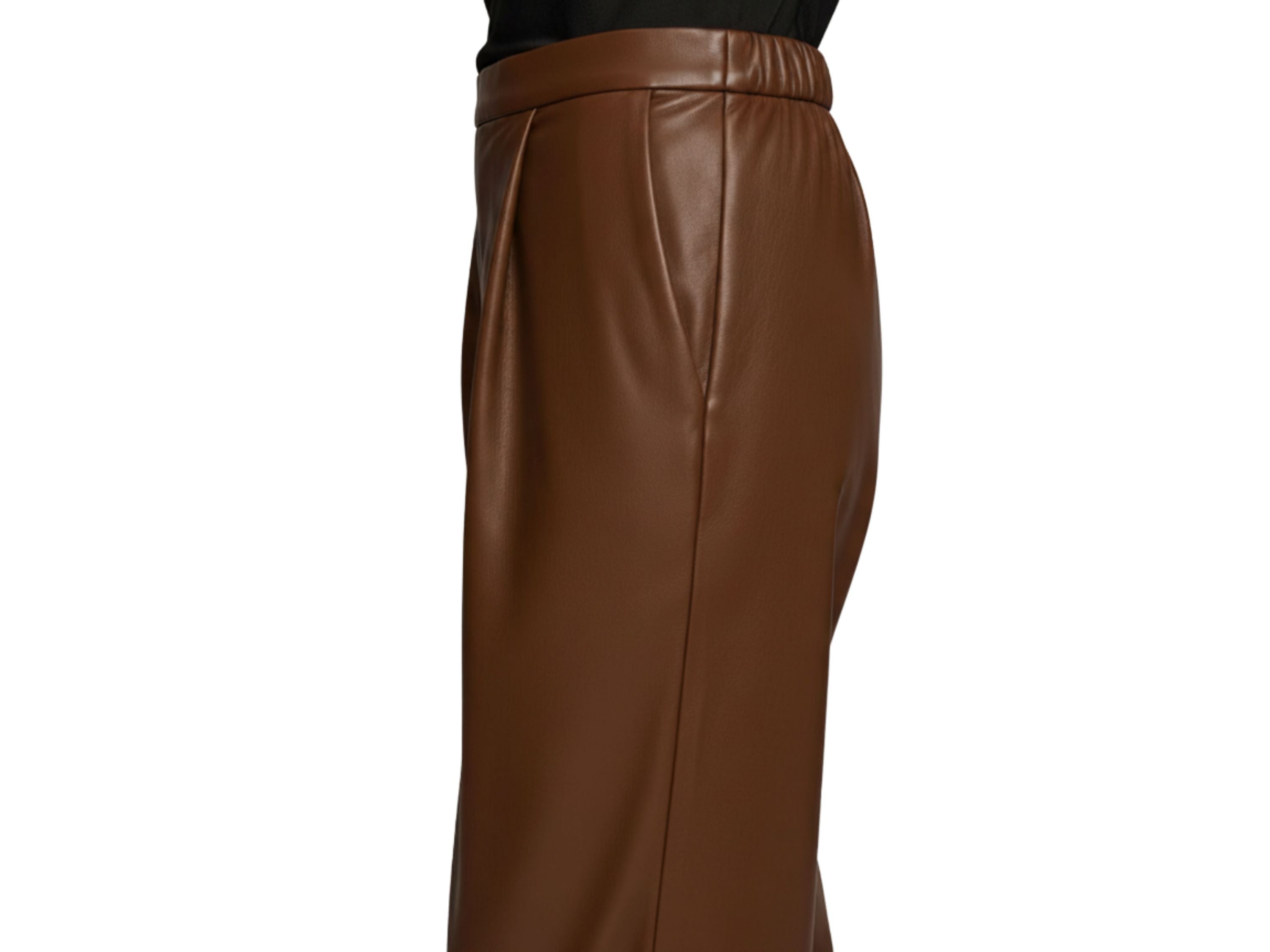 Lambskin Leather Pants Wide Leg Women’s Clothing Leather Anniversary Gift for Her Luxury Corporate Gift Business Owner Gift