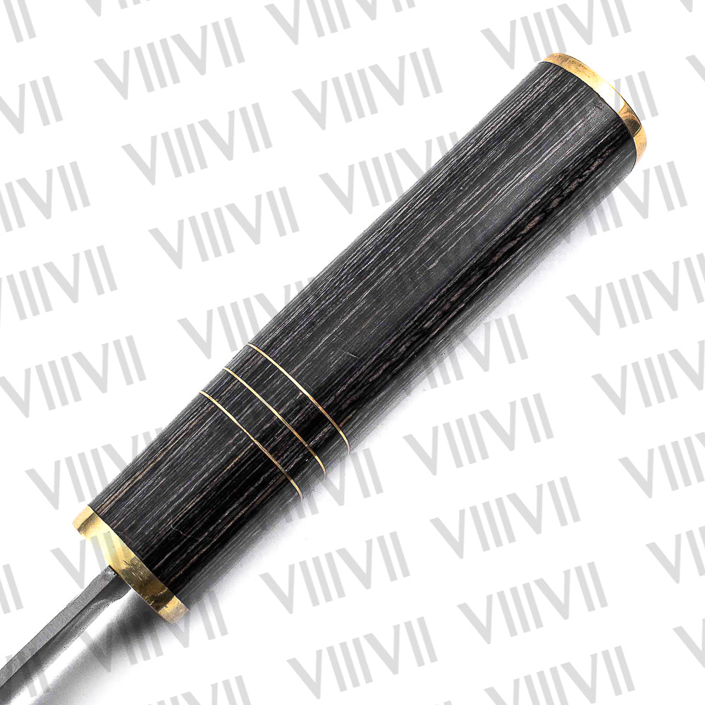 Stainless Steel Birka Knife – Handmade Viking Seax with Black Wood Handle