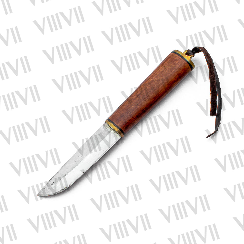 Viking Reenactment Knife with Rosewood Handle | LARP & Renaissance Fair Costume Accessory