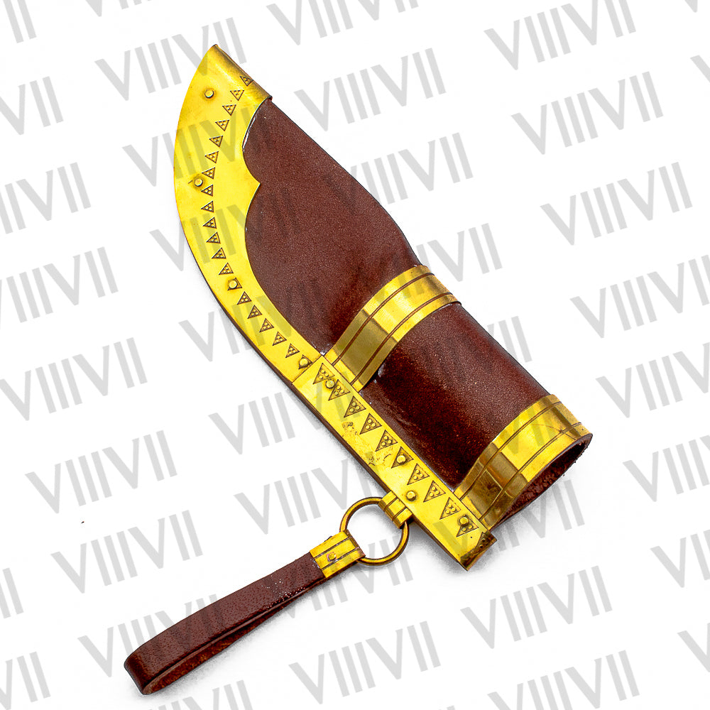 Viking Reenactment Knife with Rosewood Handle | LARP & Renaissance Fair Costume Accessory