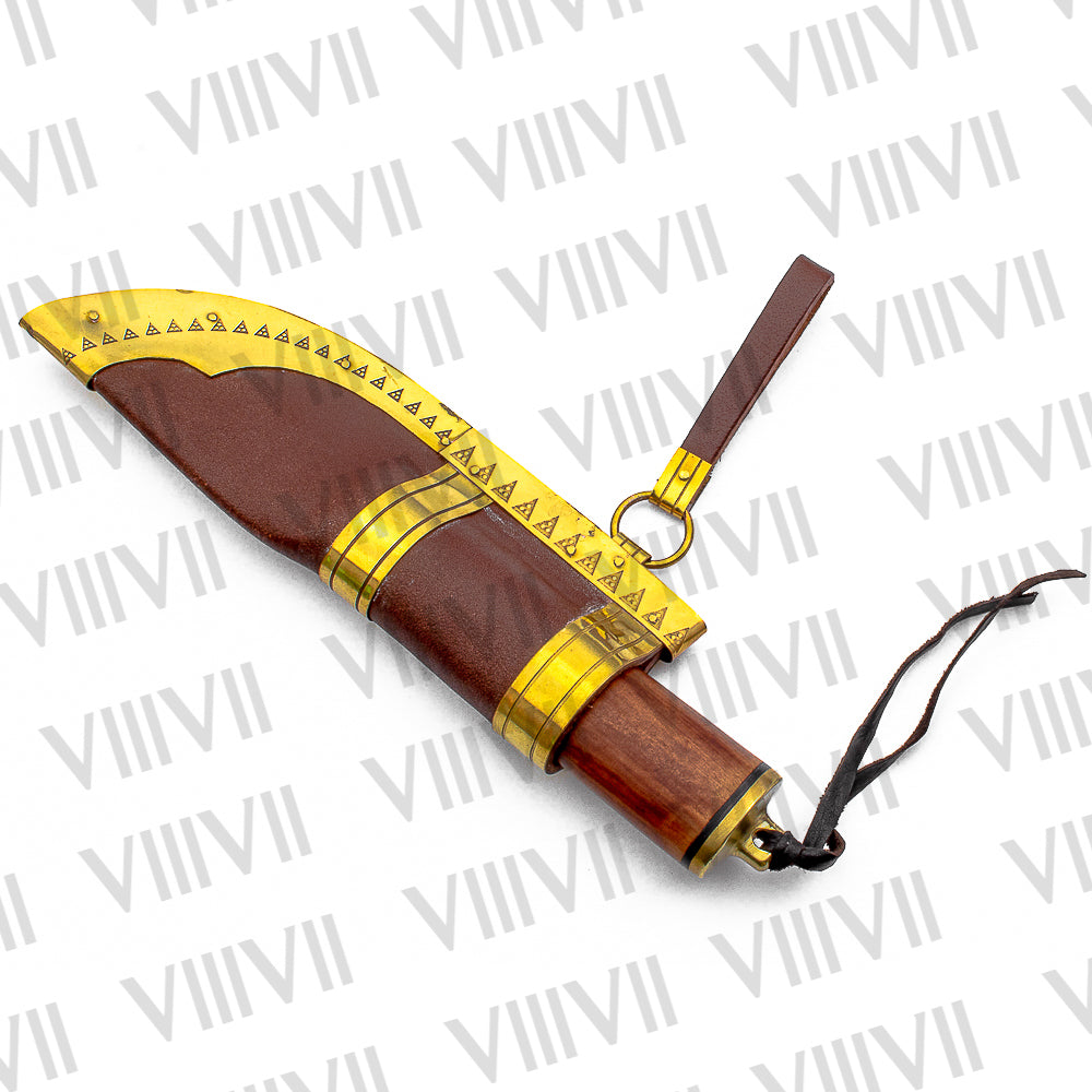 Viking Reenactment Knife with Rosewood Handle | LARP & Renaissance Fair Costume Accessory