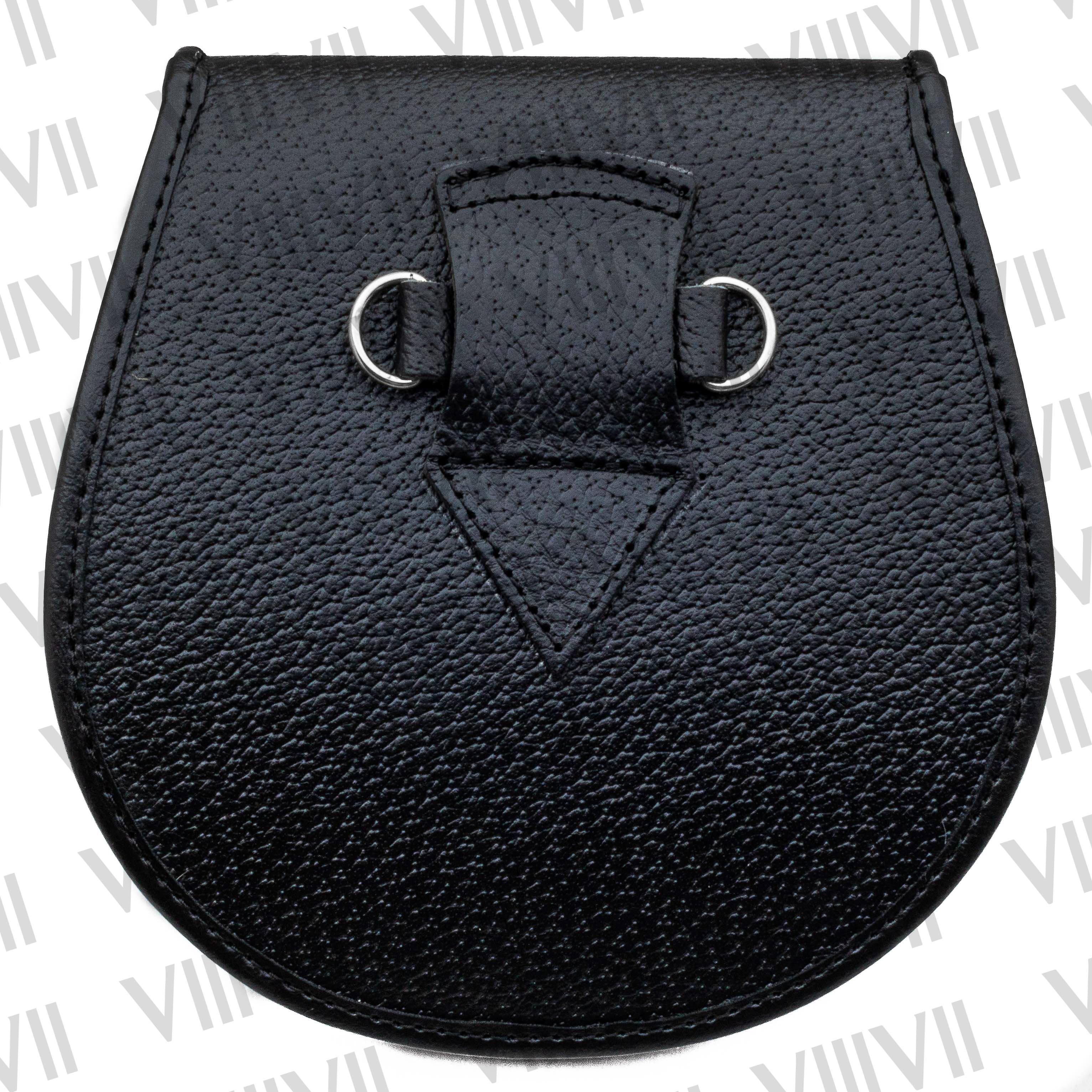 Sporran Handmade from Genuine Leather comes with Premium leather tassels.