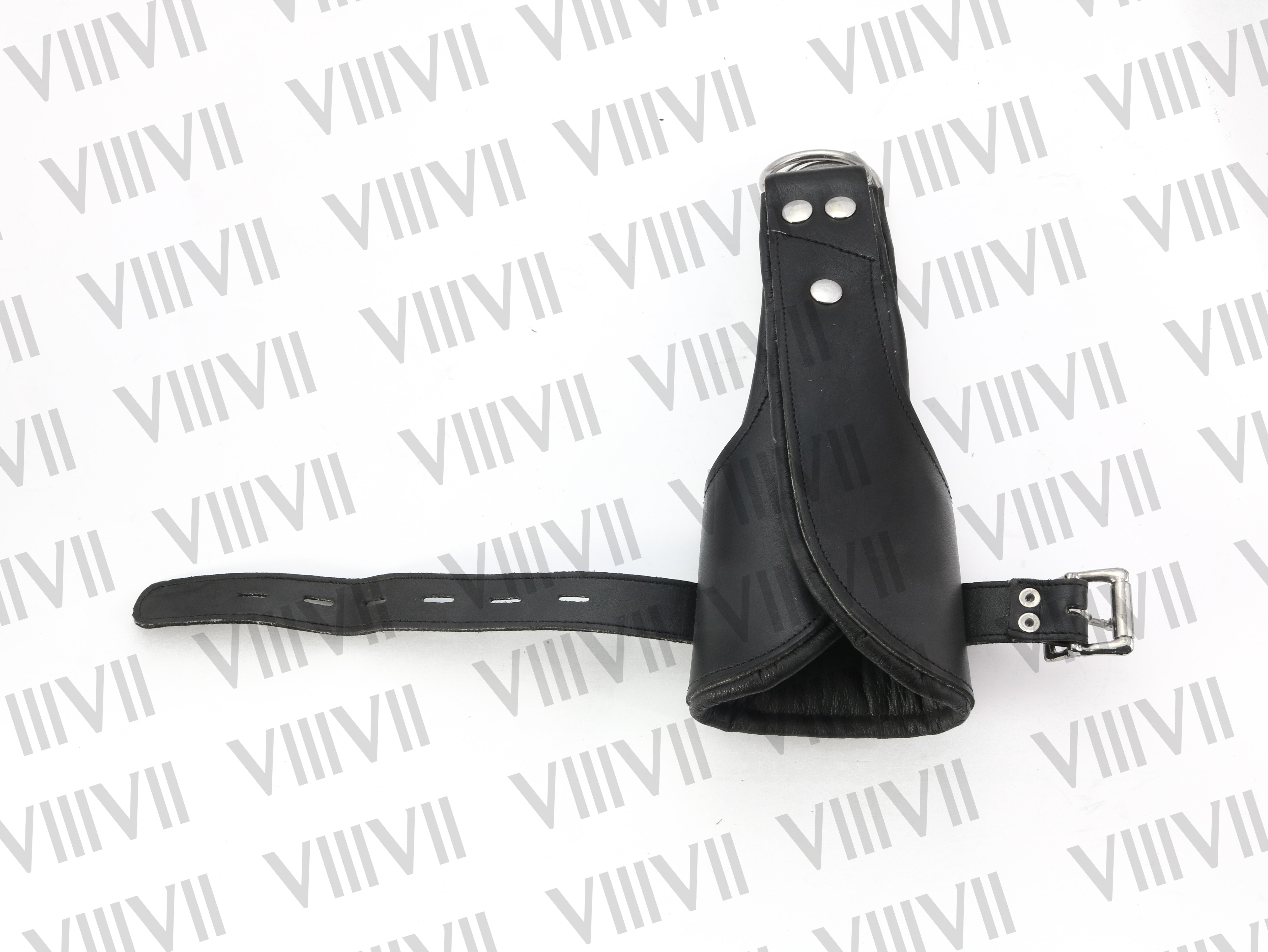 Genuine Cow Leather Wrist Cuffs – Soft Padded Handcuffs, BDSM 2-Piece Set, Adjustable Lockable Restraint Cuffs, Bondage Play Accessories