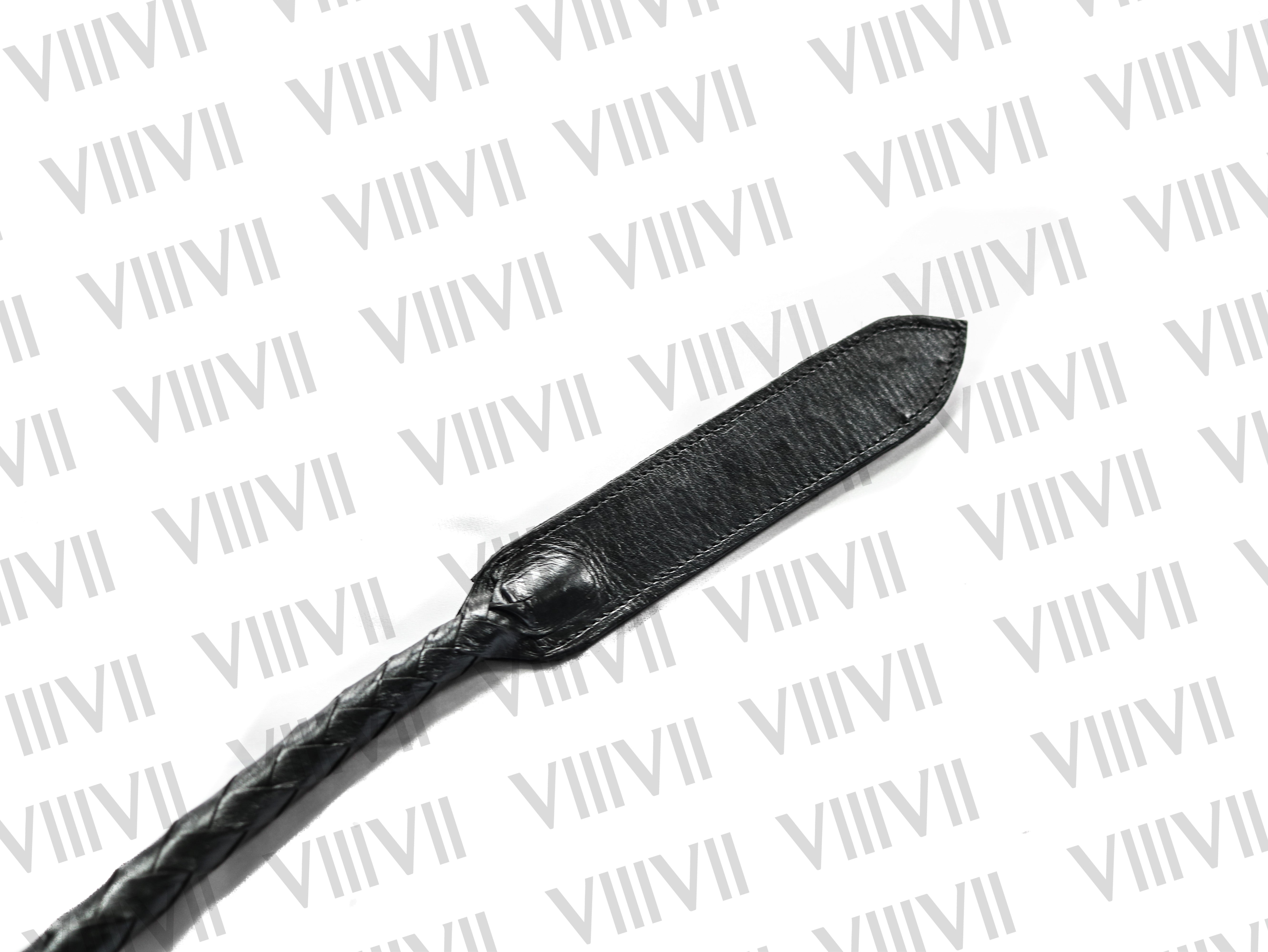 3ft Real Leather Dragon Whip Single Tail Snake Bullwhip, 16 Plaits, Handcrafted Equestrian Whip, Rodeo Training, Performance Whip