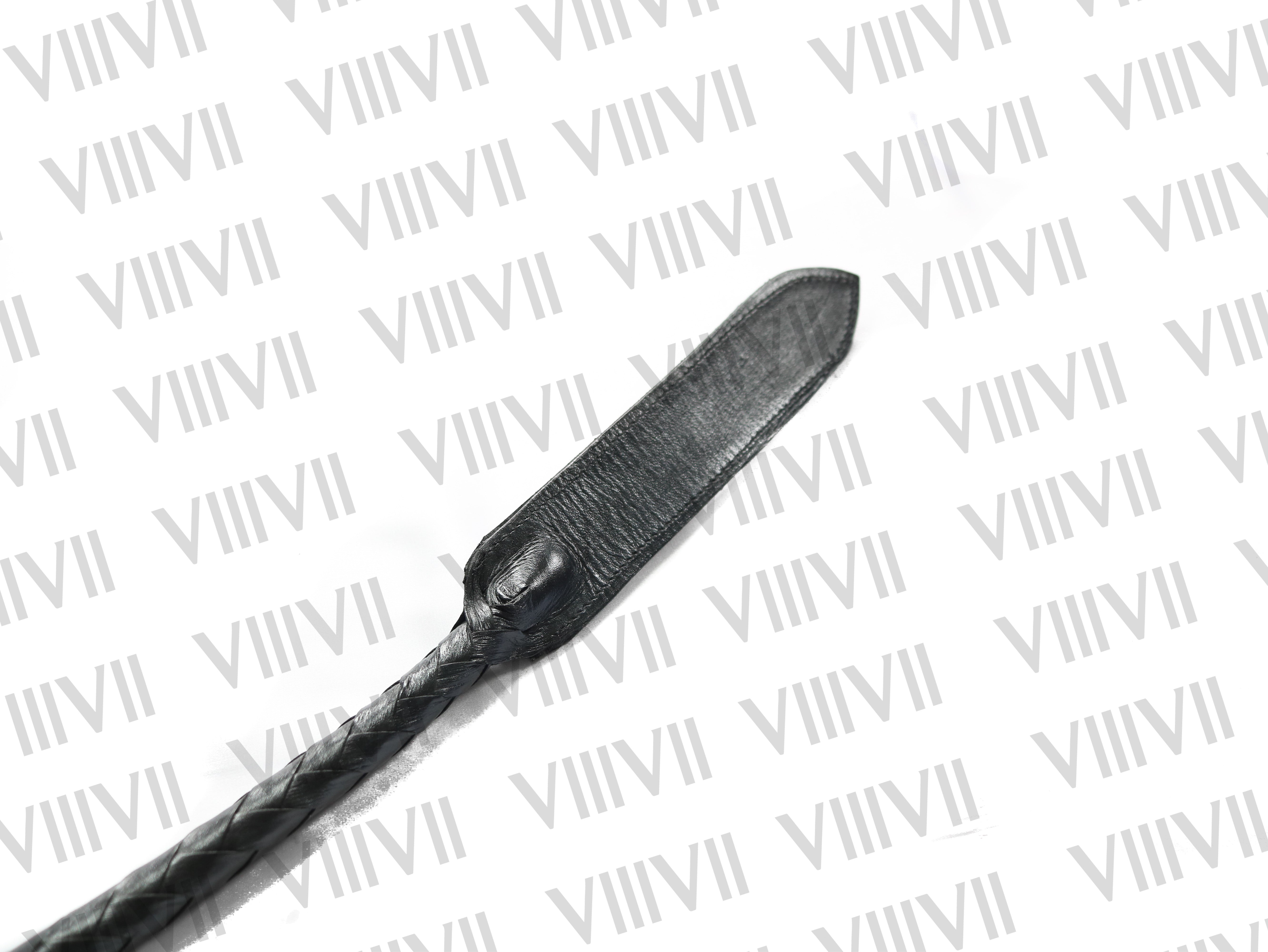 3ft Real Leather Dragon Whip Single Tail Snake Bullwhip, 16 Plaits, Handcrafted Equestrian Whip, Rodeo Training, Performance Whip