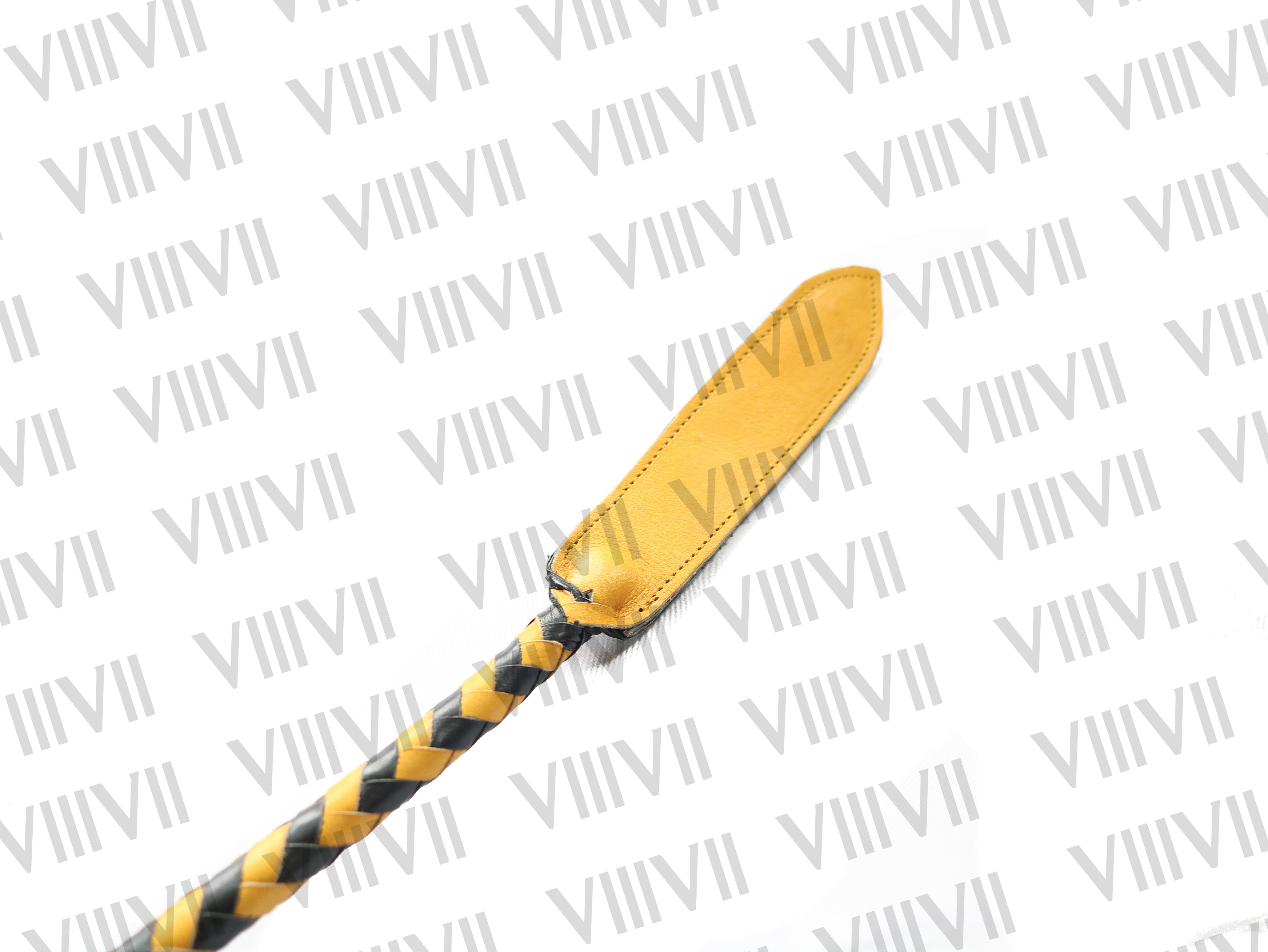 3ft Real Leather Dragon Whip Single Tail Snake Bullwhip, 16 Plaits, Handcrafted Equestrian Whip, Rodeo Training, Performance Whip