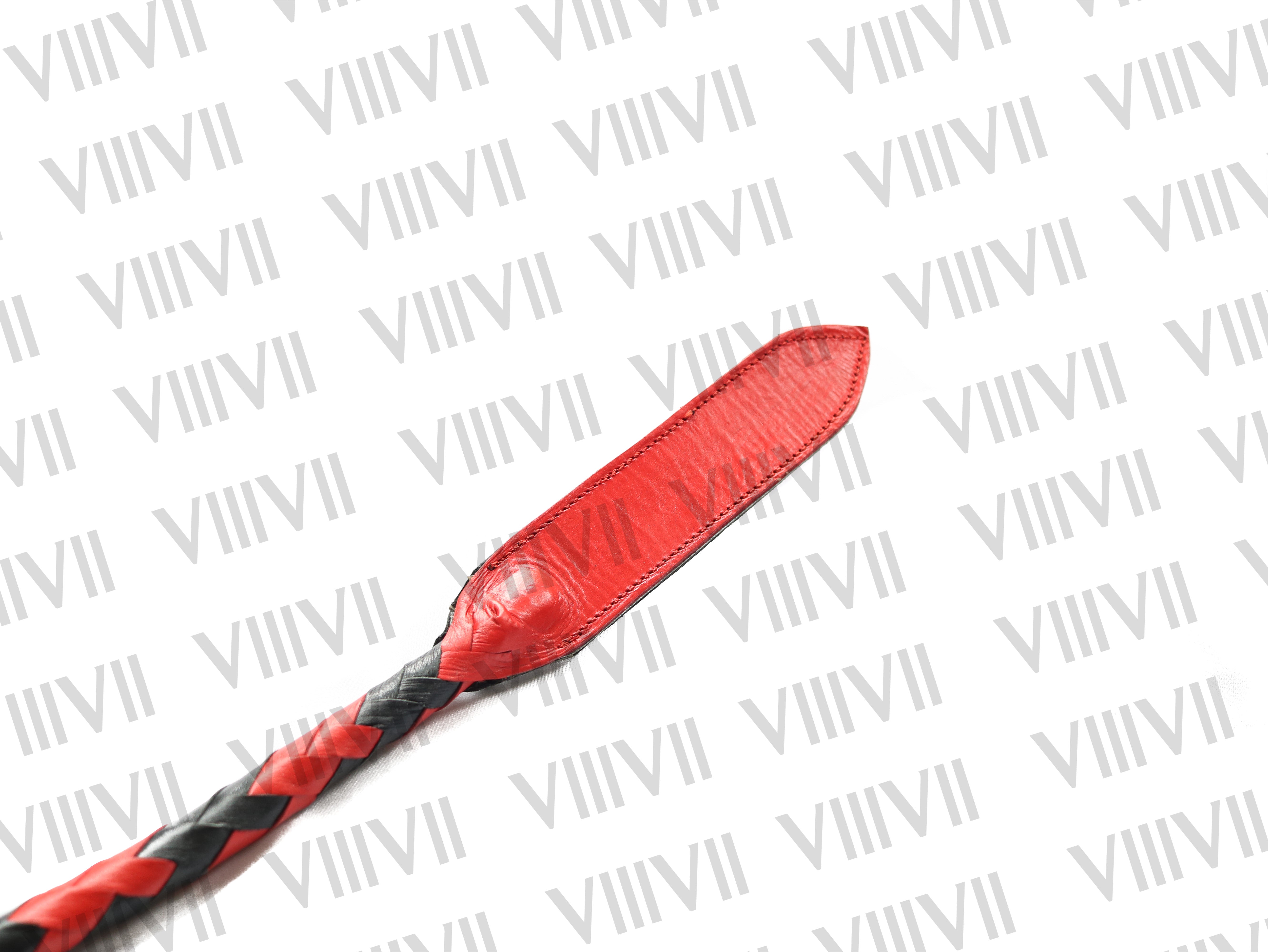 3ft Real Leather Dragon Whip Single Tail Snake Bullwhip, 16 Plaits, Handcrafted Equestrian Whip, Rodeo Training, Performance Whip