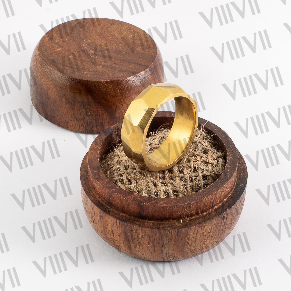 Steel Ring Heat treated into Premium Gold