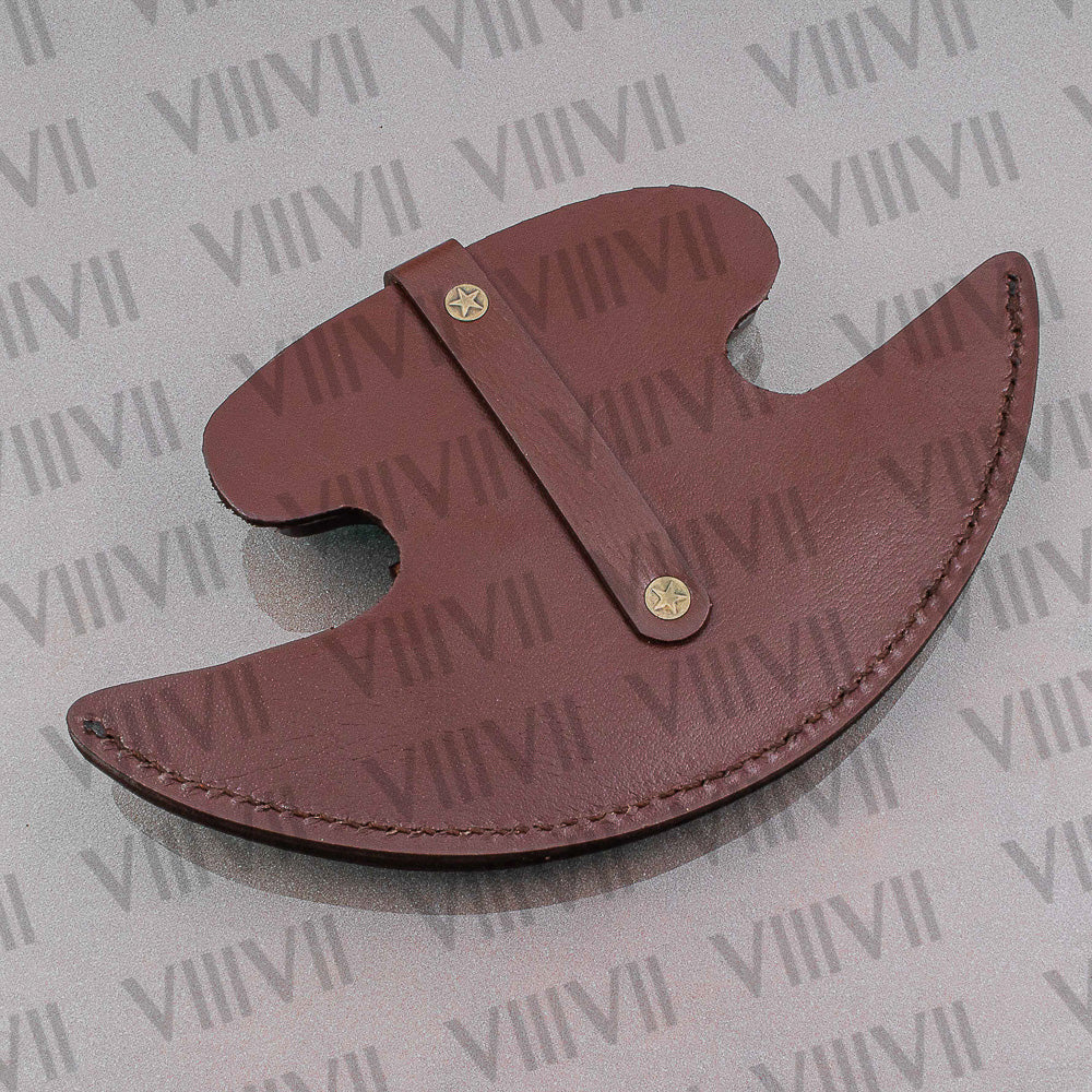 Pizza Knife, Alaskan Ulu Knife Hand-Forged from Damascus Steel with Micarta Handle  Unique Kitchen Tool & Gift