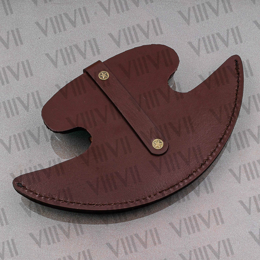 Damascus Steel Pizza Knife, Alaskan Ulu Knife with Rosewood Handle – Handmade Kitchen Tool & Gift