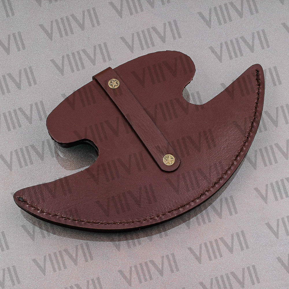 Handcrafted Ulu Knife with Stainless Steel Blade & Micarta Handle – Durable Kitchen Tool