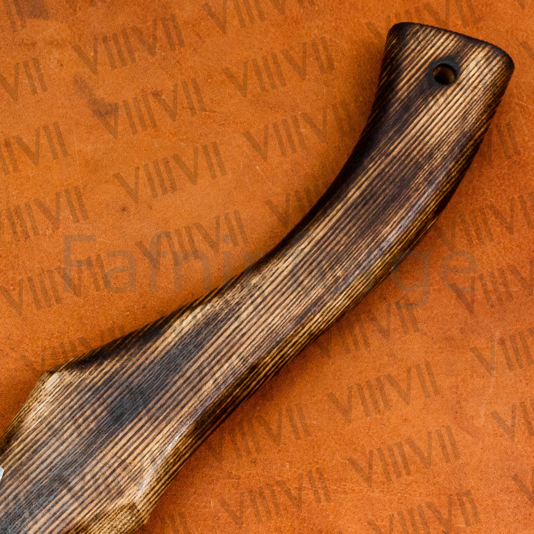 Viking Axe with Etched Blade | Ash Wood Shaft | Handcrafted Norse-Inspired Gift for Him