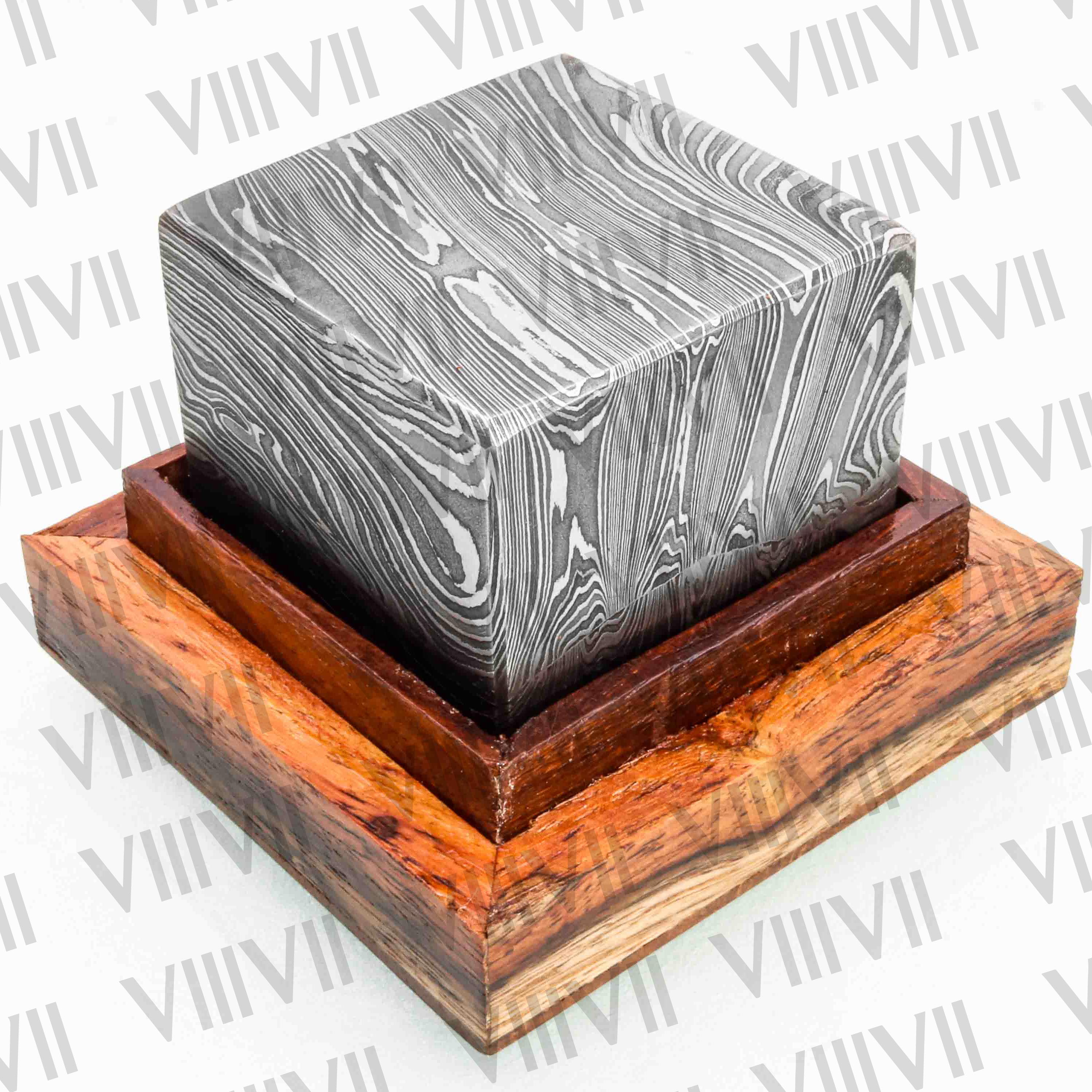 Damascus steel paper weight best office decor