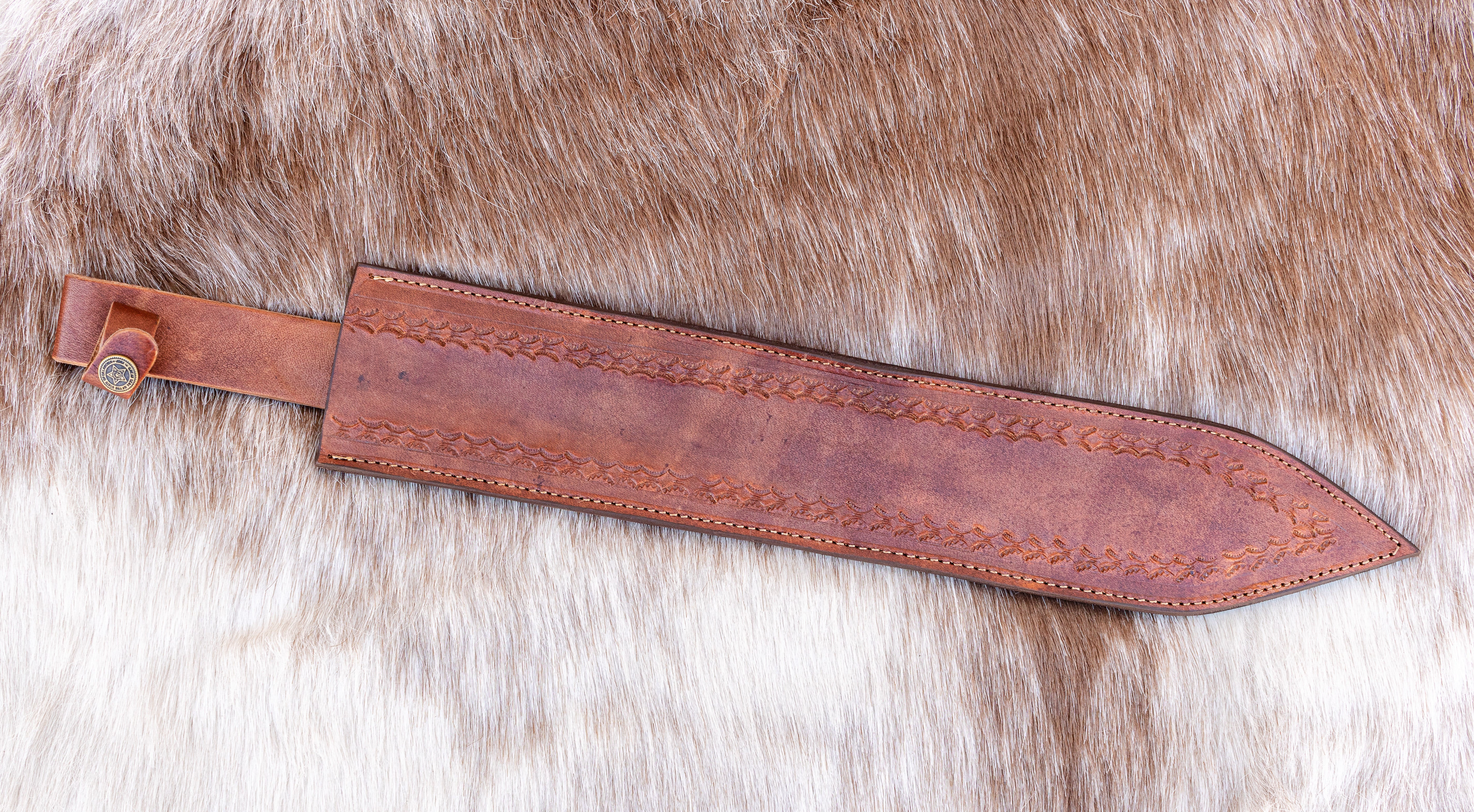 Railroad Spike Knife Double Edge Dagger | 20" Twisted Handle | Handmade Collectible Gift (Copy)