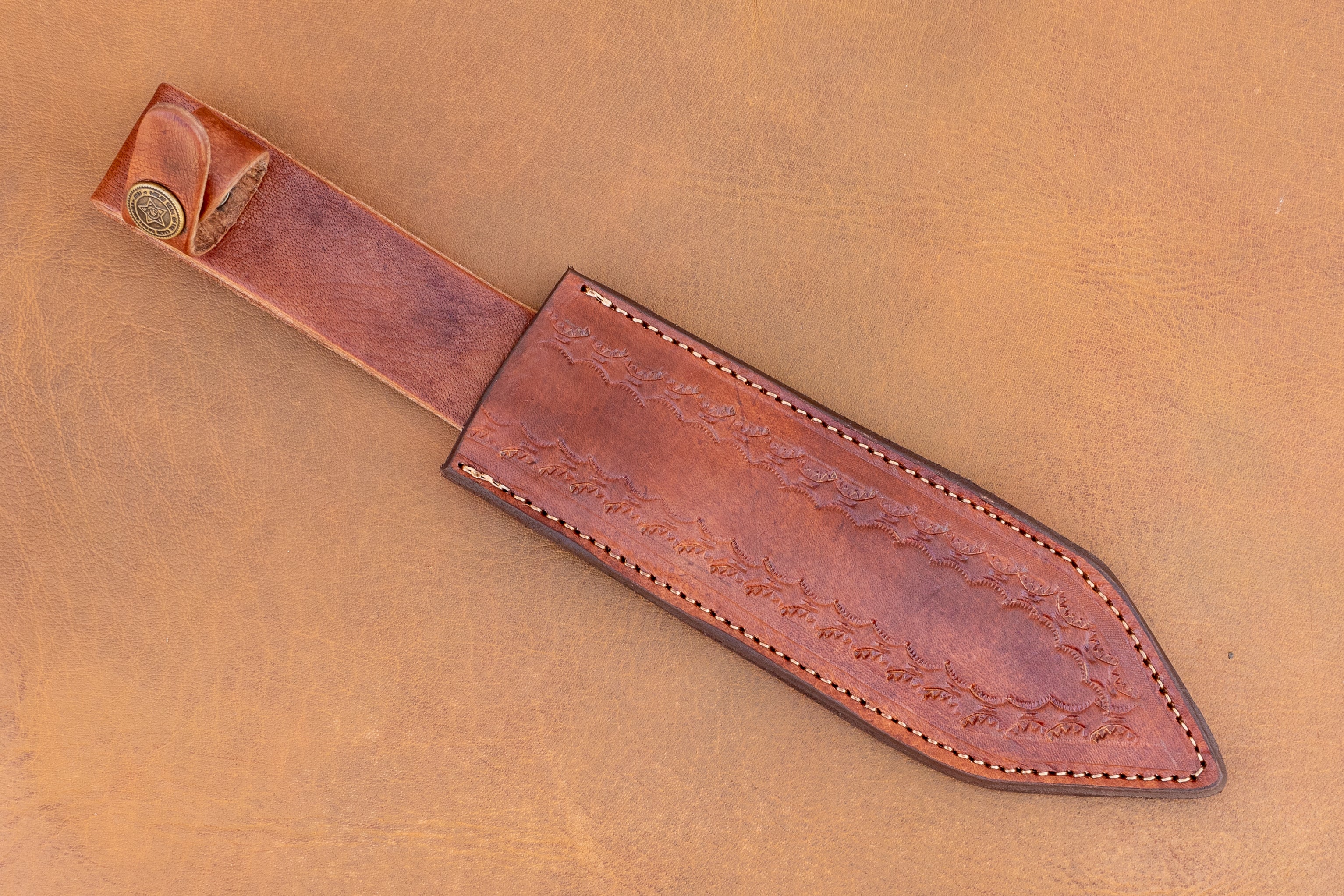 Railroad Spike Knife Double Edge Dagger | 12" Twisted Handle | Handmade Collectible Gift