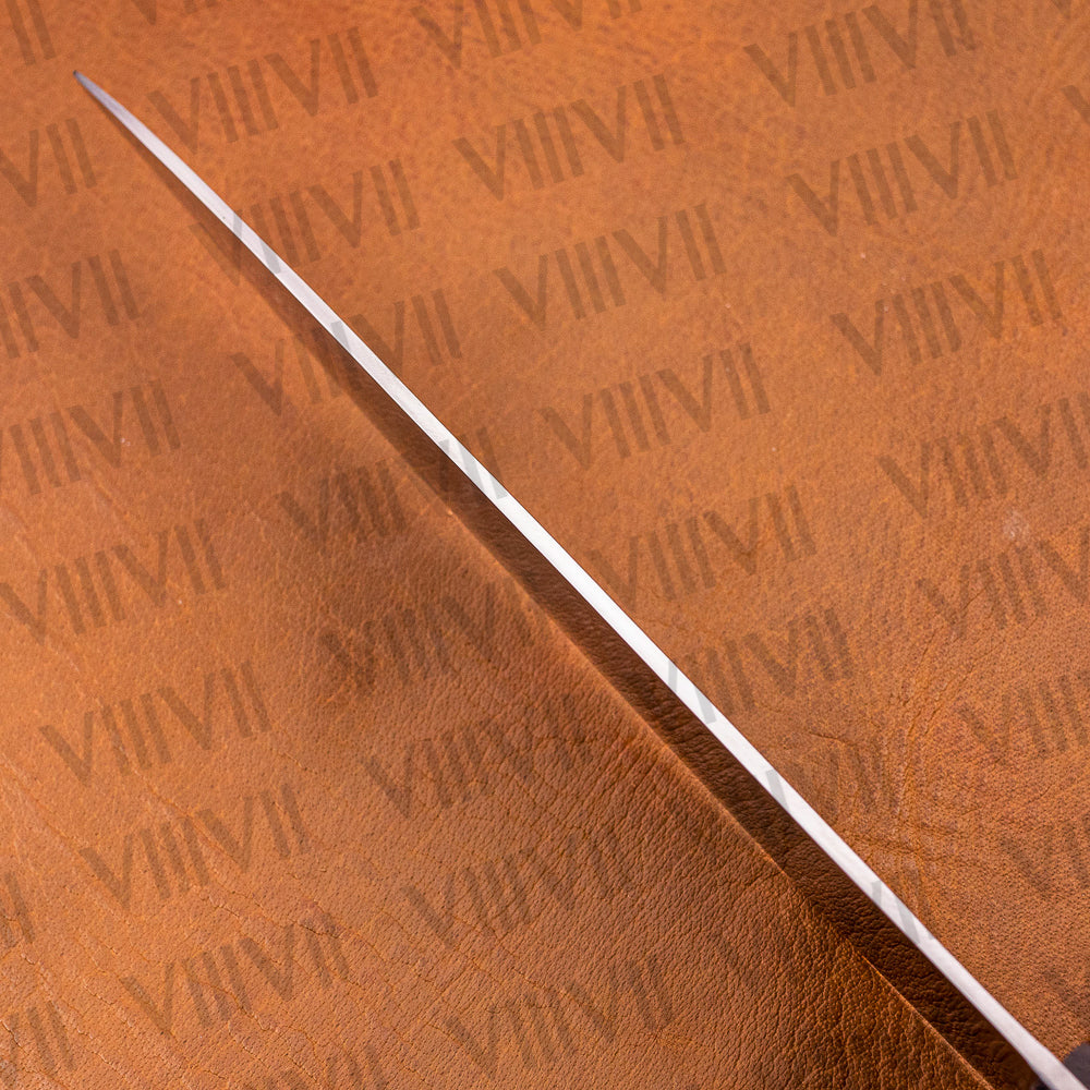 Stainless Steel Kitchen Knife with Micarta Handle and Brass Pins Handmade Chef Knife for Precision Cooking