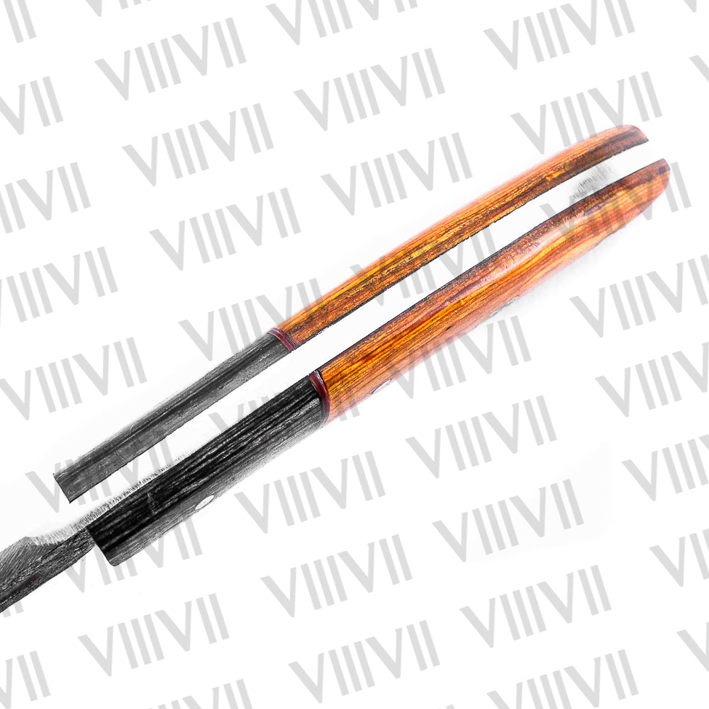 Handmade Full Tang Hunting Knife in High Carbon Steel with Ashwood Handle