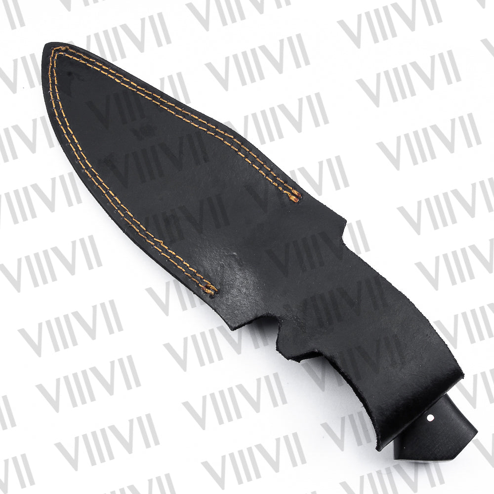 Custom Hunting Knife – D2 Steel Blade with G10 Micarta Handle & Leather Sheath | Gift for Hunters & Outdoorsmen