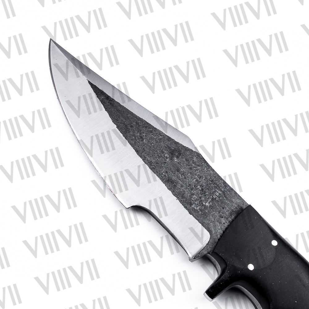 Custom Hunting Knife – D2 Steel Blade with G10 Micarta Handle & Leather Sheath | Gift for Hunters & Outdoorsmen