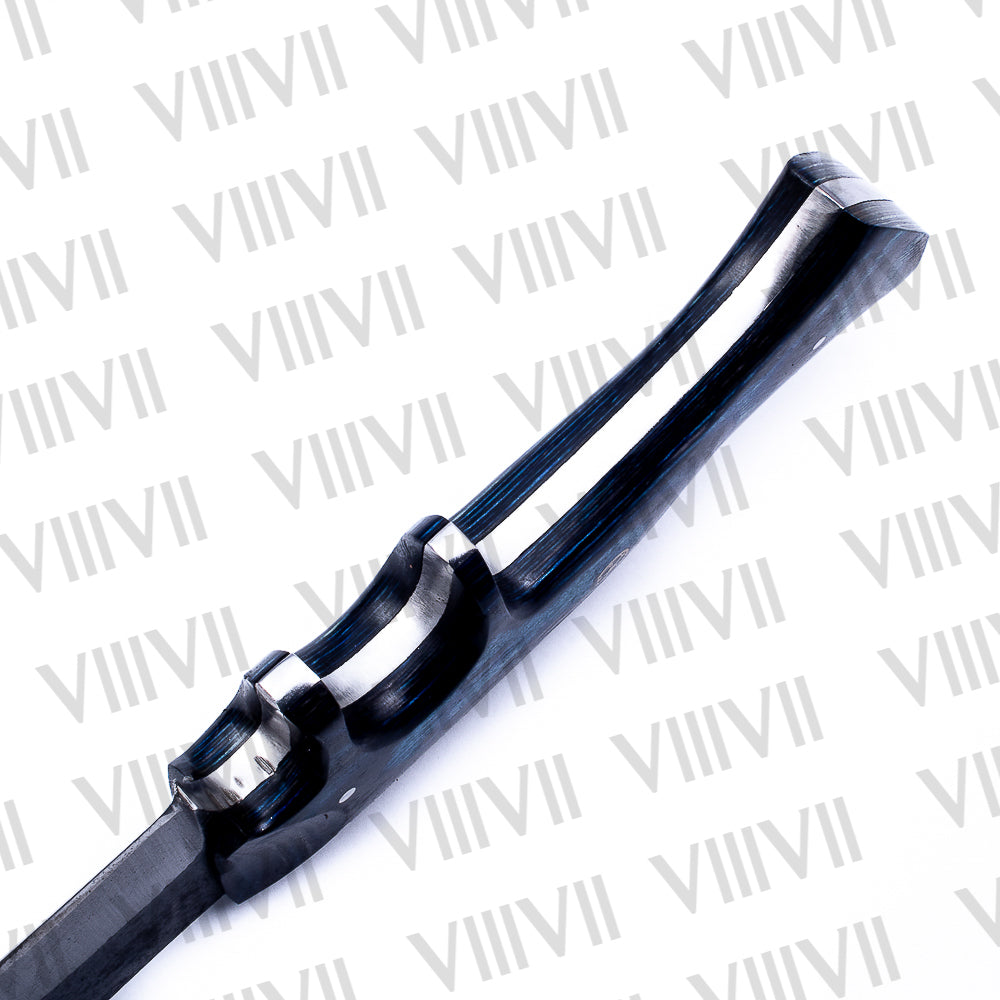 Custom Hunting Knife – D2 Steel Blade with G10 Micarta Handle & Leather Sheath | Gift for Hunters & Outdoorsmen