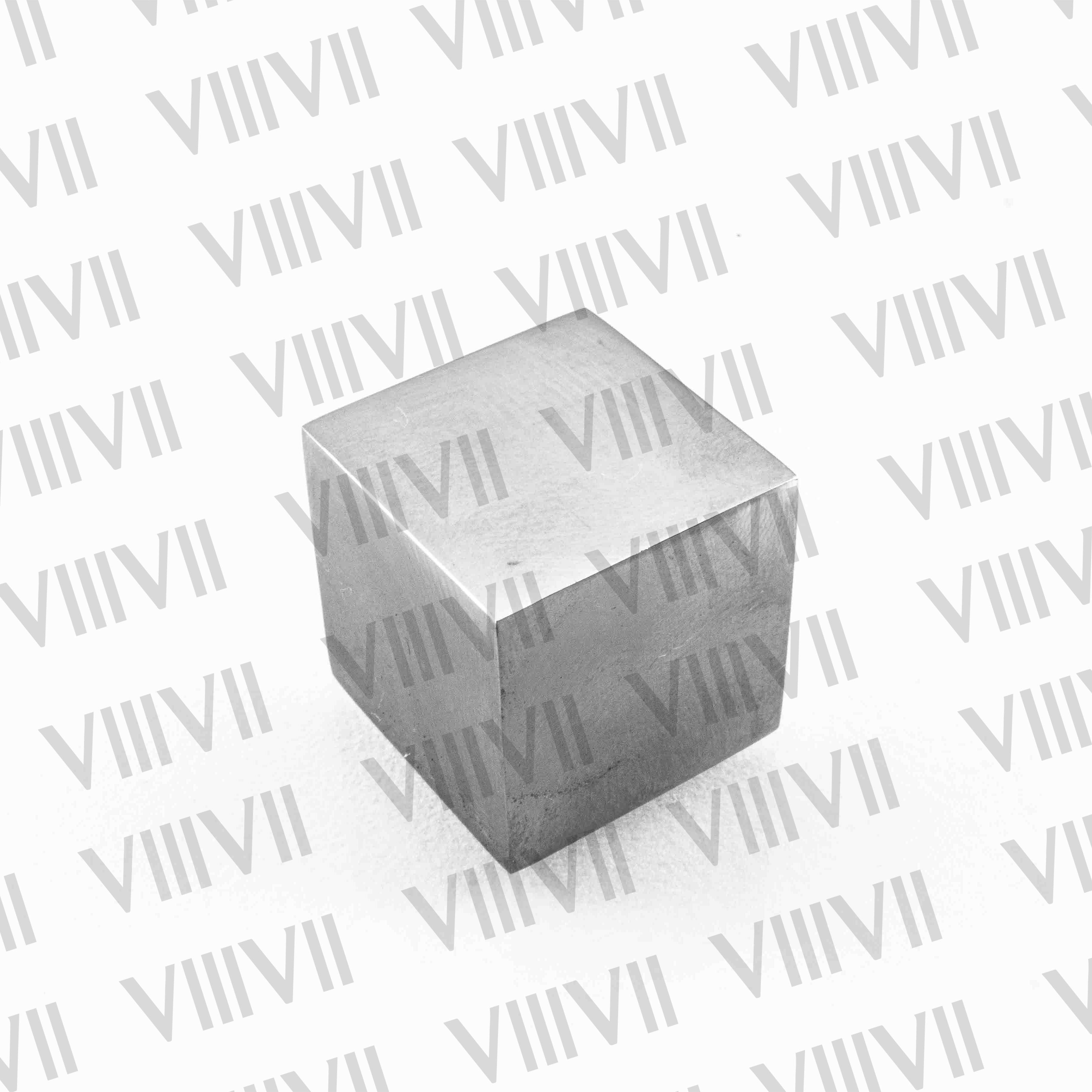 Steel cube Stainless steel paper weight custom logo engraving