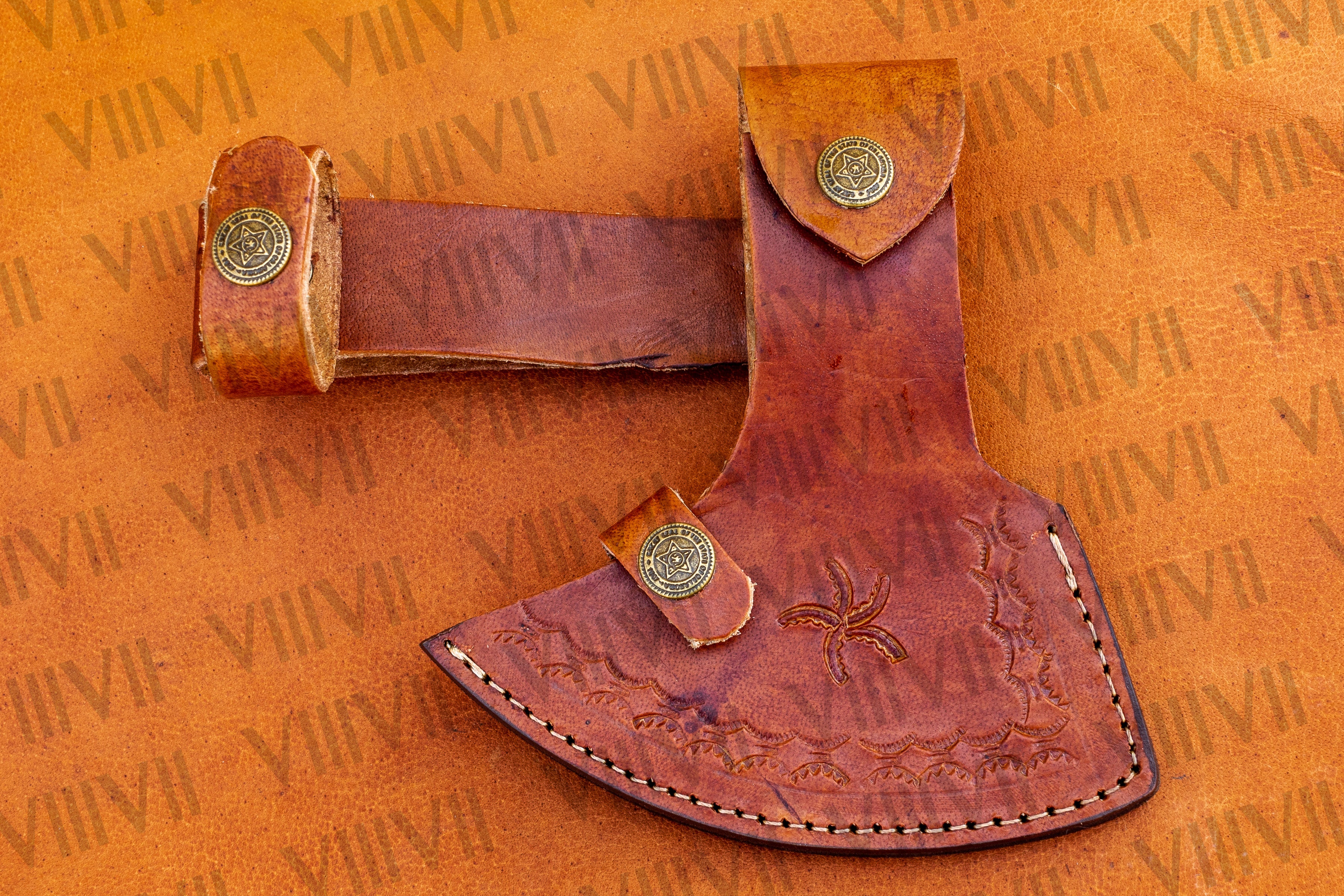 Damascus Steel Viking Axe – Bearded Hatchet, Custom Viking Hatchet, Handmade Hatchet