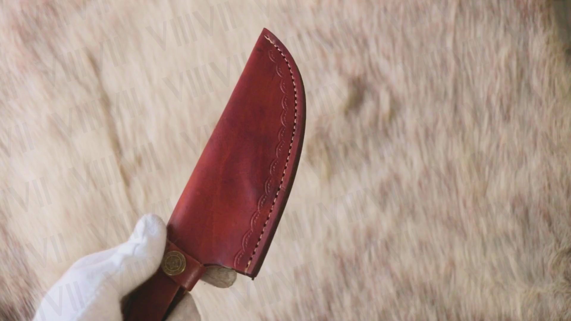 Hand Forged Spike Knife | Railroad Steel | Twisted Handle with Hunting Dog Engraving | Leather Sheath