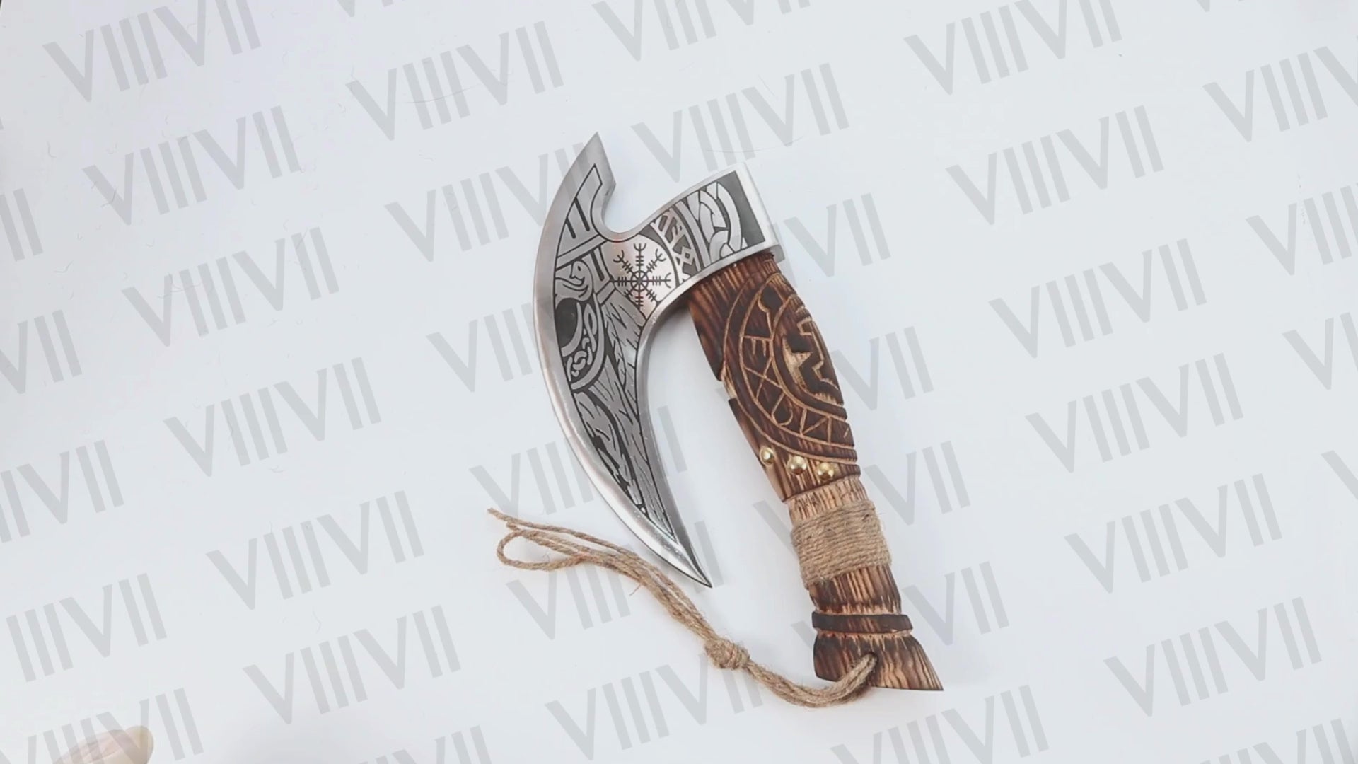 Viking Pizza Cutter Axe Hand Forged Pizza Axe for Him Personalized Gift for Dad Norse Steel Axe Father's Day Pizza Tool